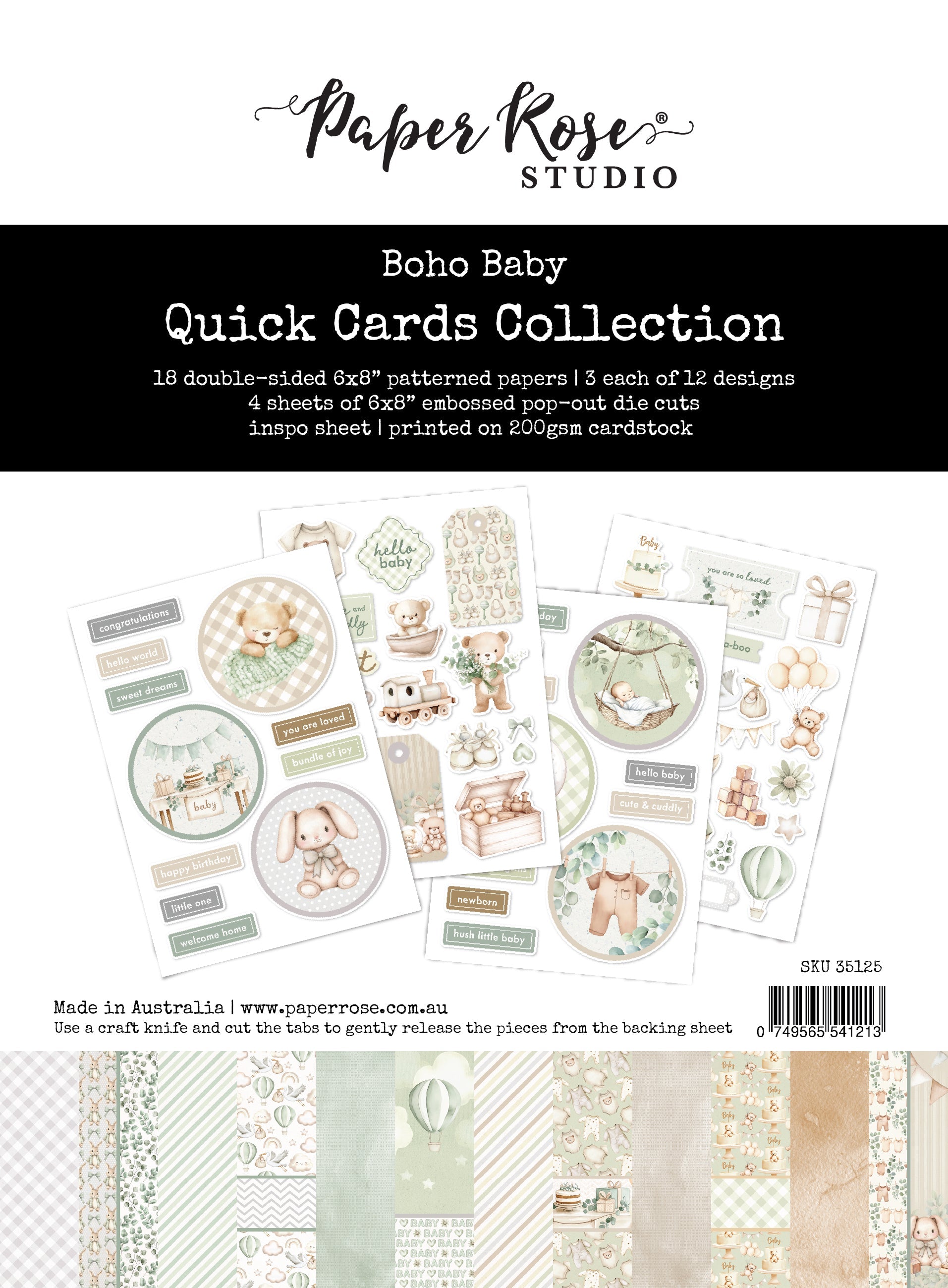 Boho Baby Quick Card Collection 35125