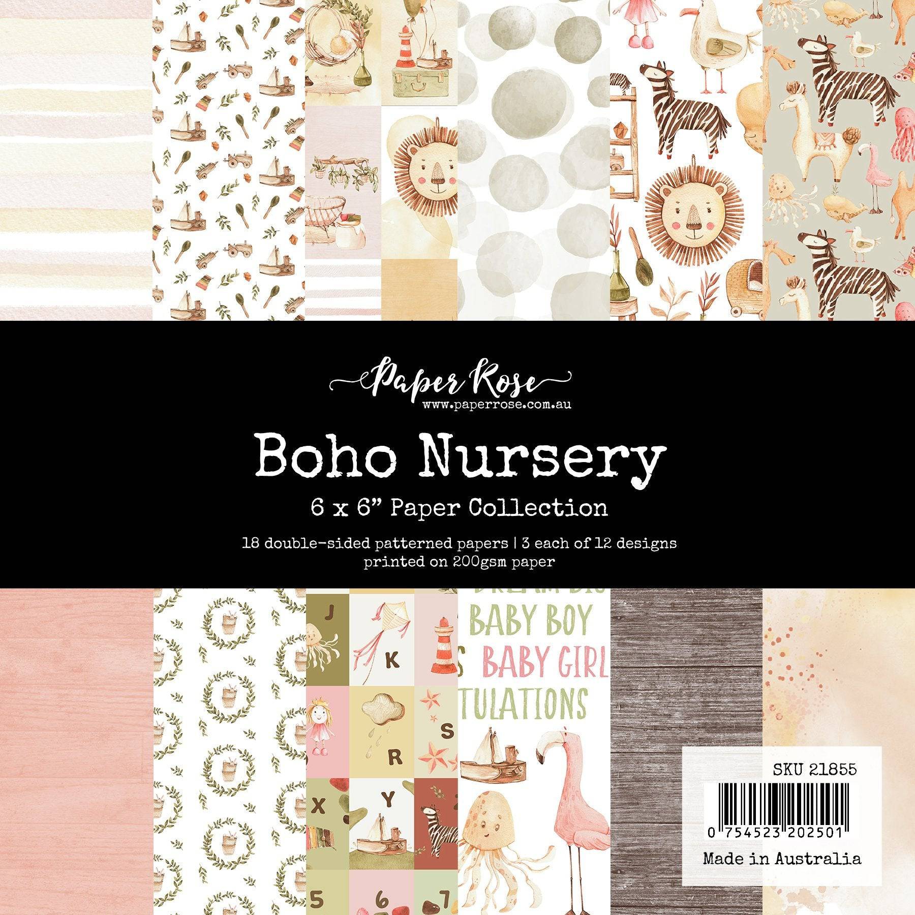 Boho Nursery 6x6 Paper Collection 21855