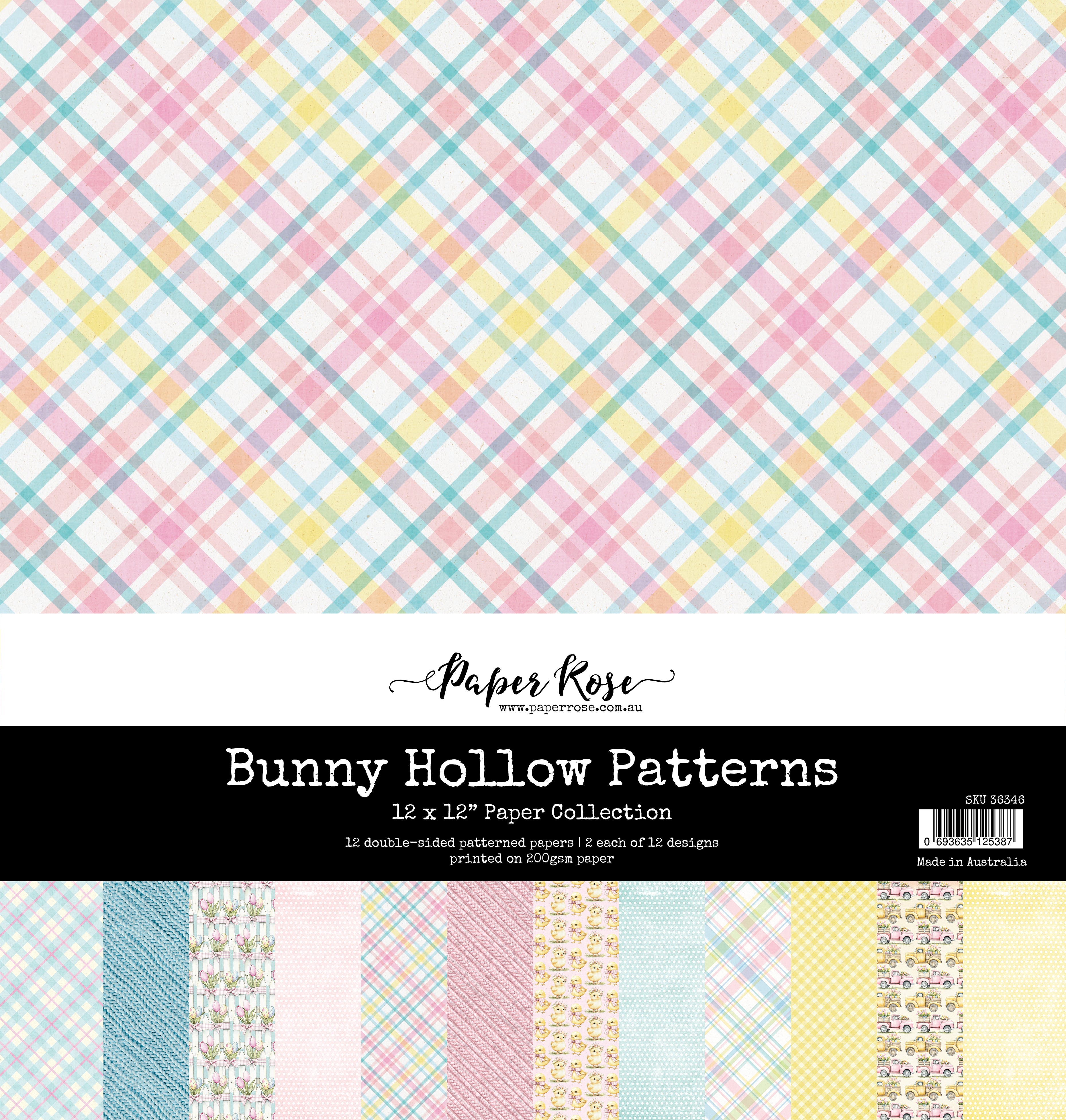 Bunny Hollow Patterns 12x12 Paper Collection 36346