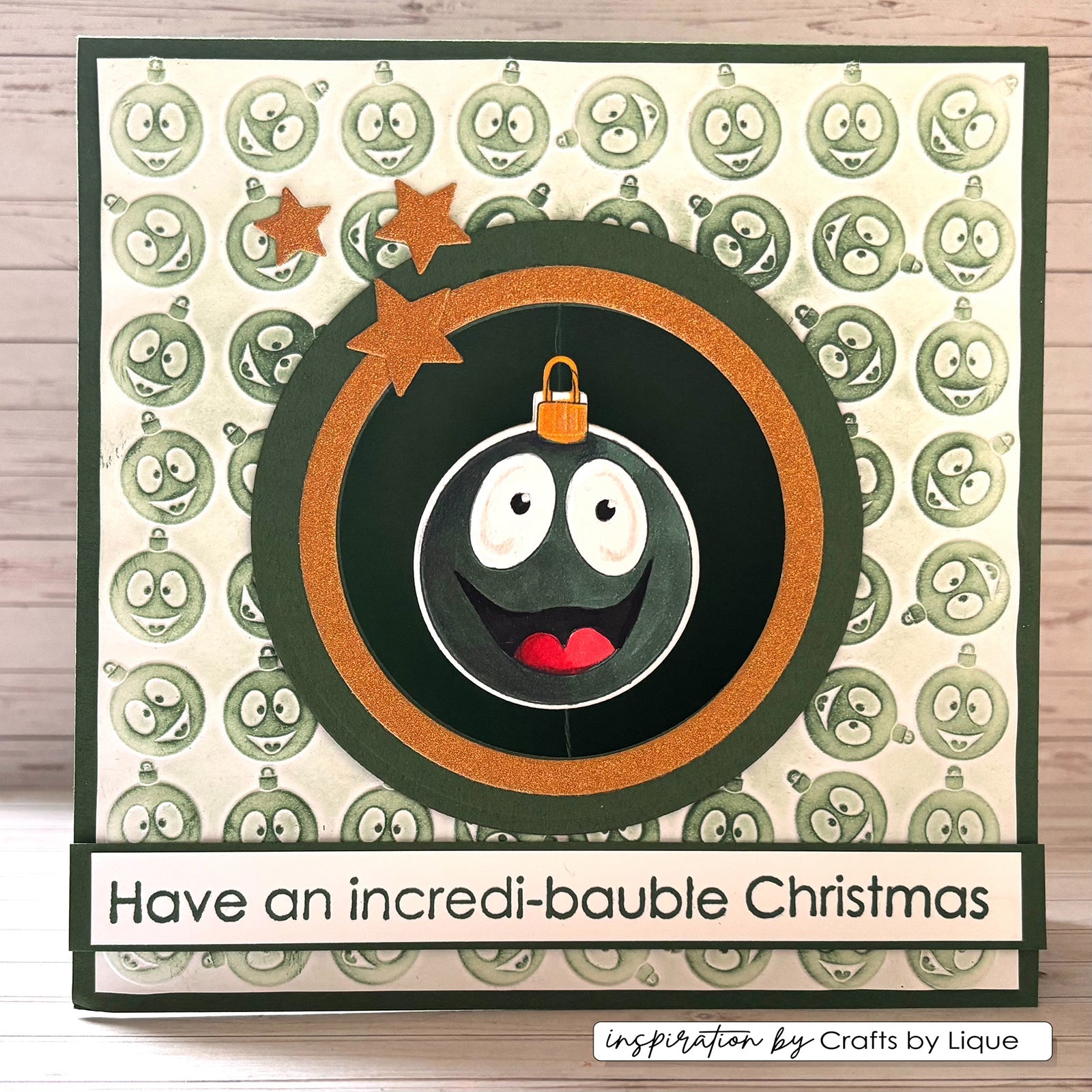 Vaessen Creative • Embossing Folder Christmas Baubles