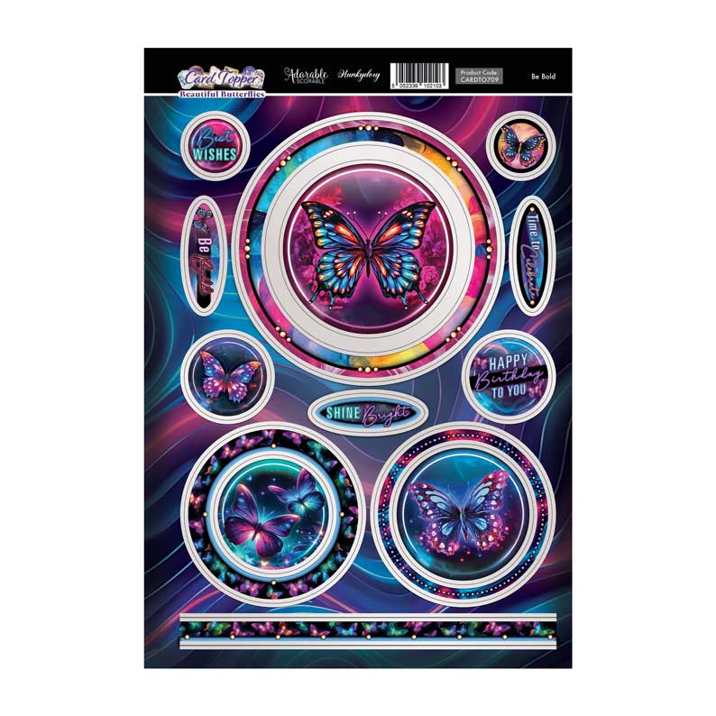 Be Bold Card Topper Sheet