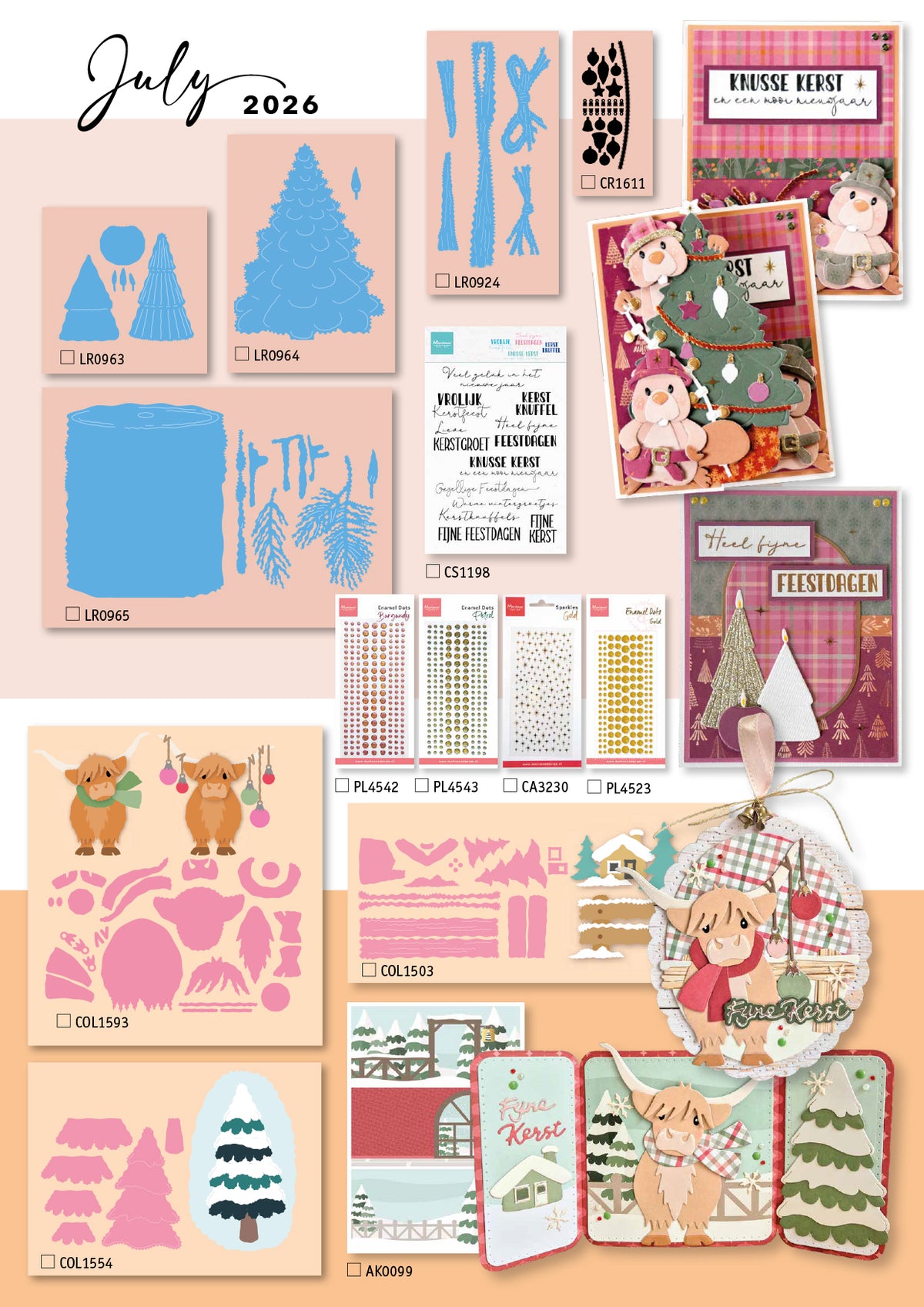 Marianne Design The Collection #163 July 2026
