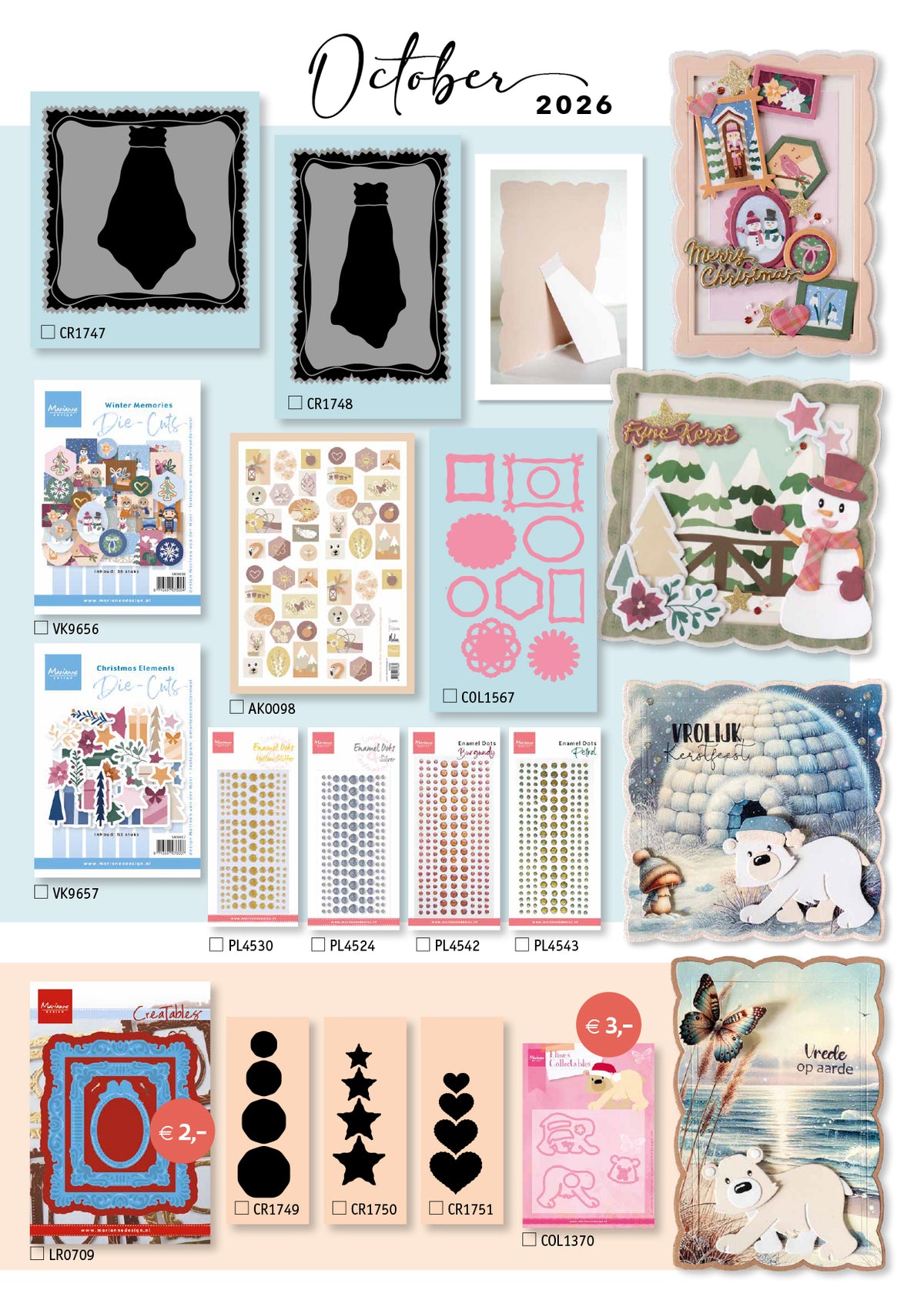Marianne Design The Collection #166 October 2026