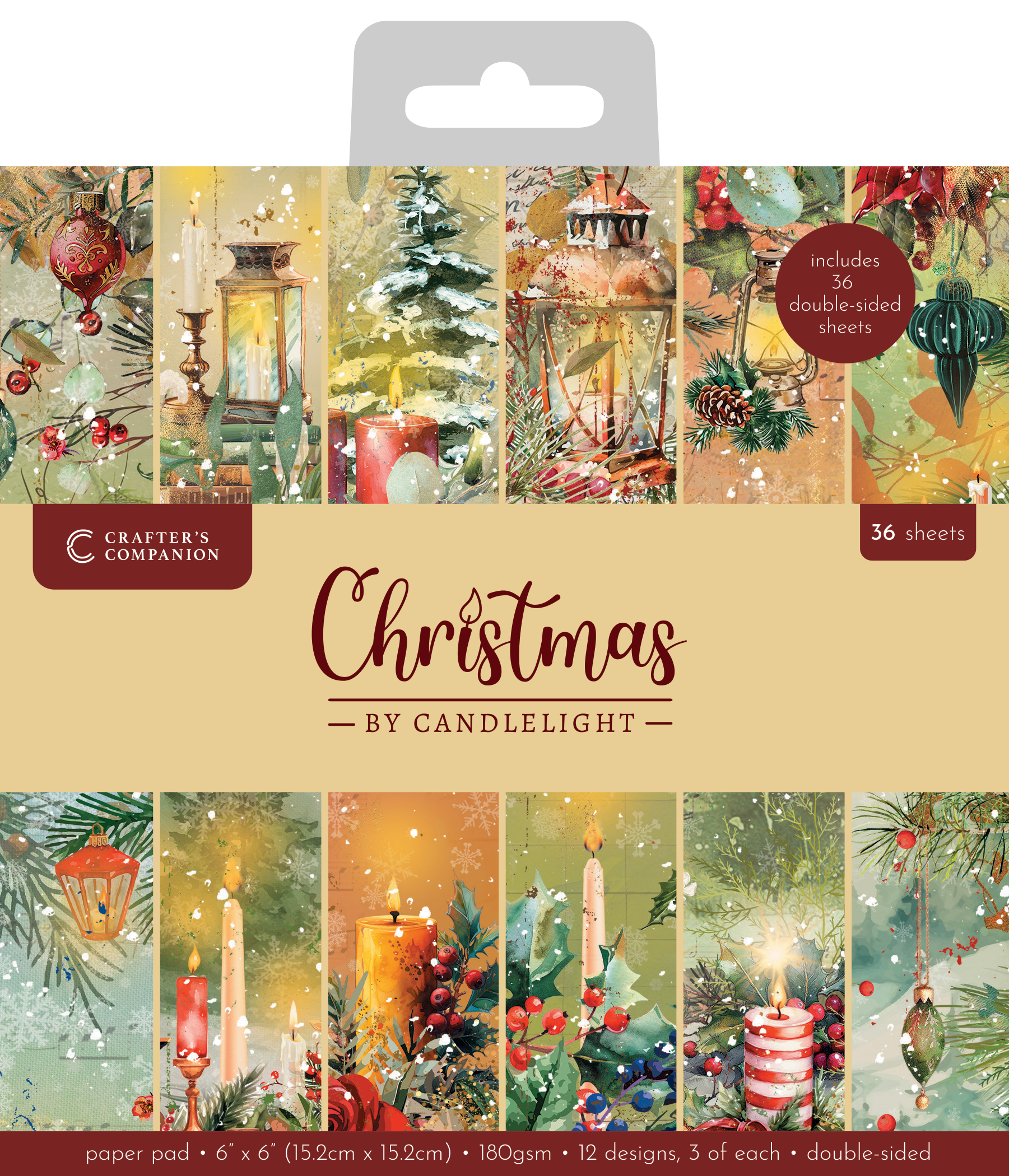 Christmas by Candlelight 6” x 6” Paper Pad