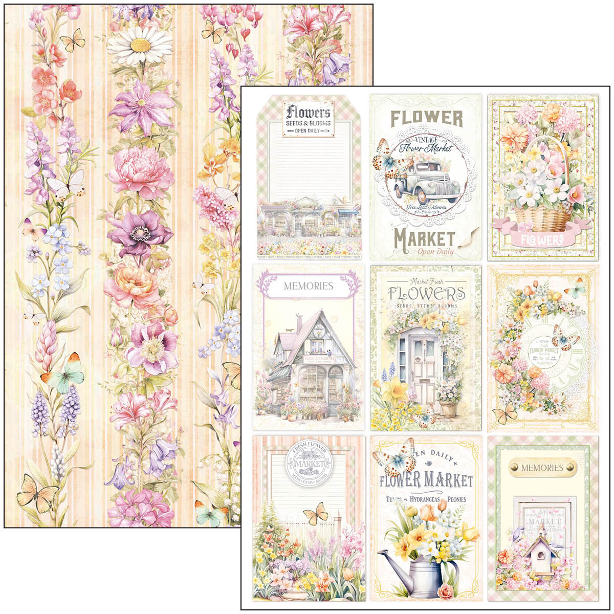 Flower Shop Creative Pad A4 9/Pkg