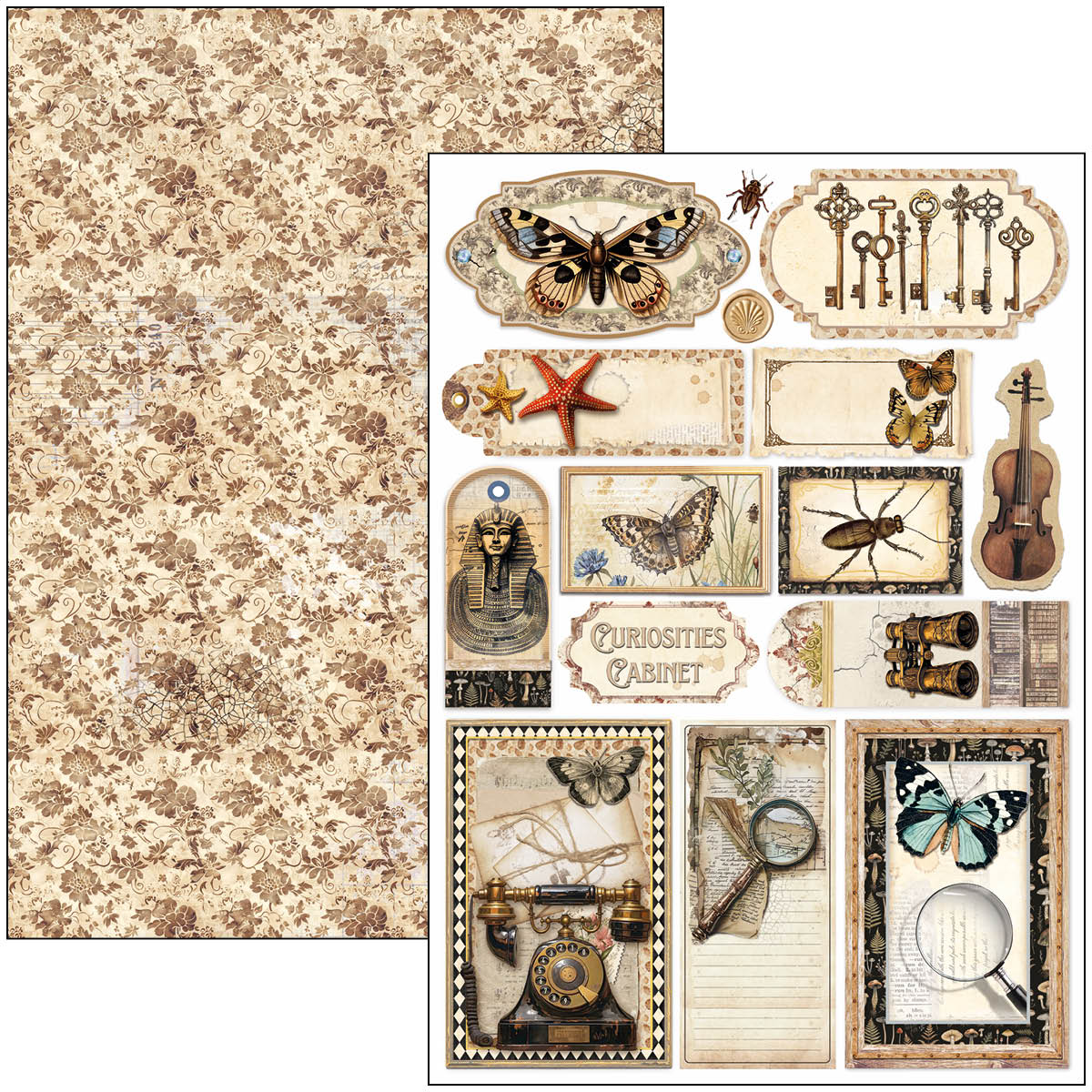 Cabinet Of Curiosities Creative Pad A4 9/Pkg