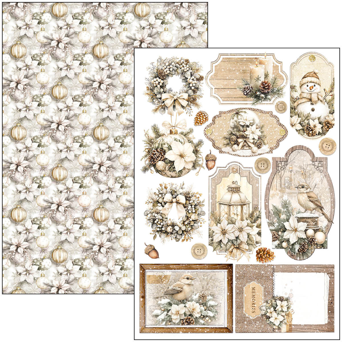 Winter Season Creative Pad A4 9/Pkg