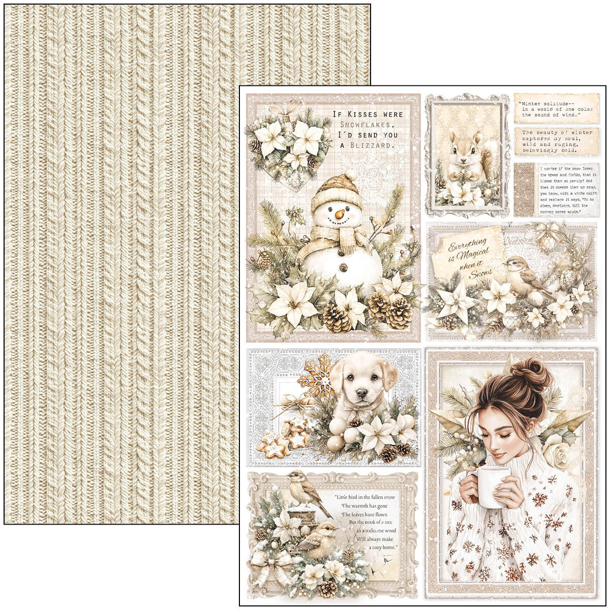 Winter Season Creative Pad A4 9/Pkg