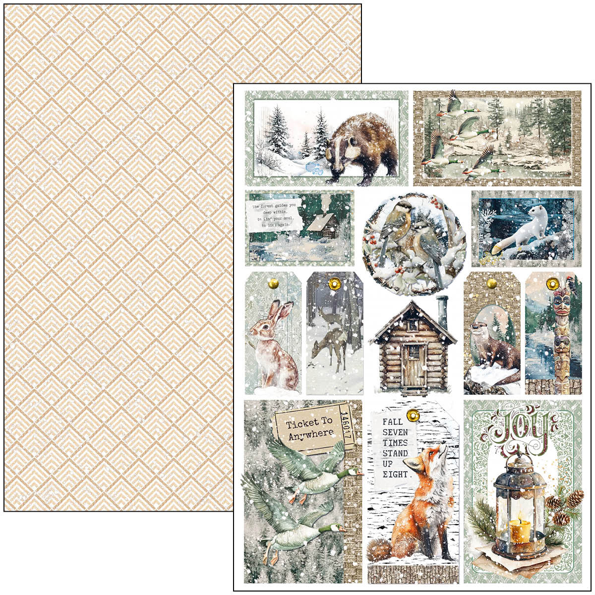 Forest Tales Creative Pad A4 9/Pkg