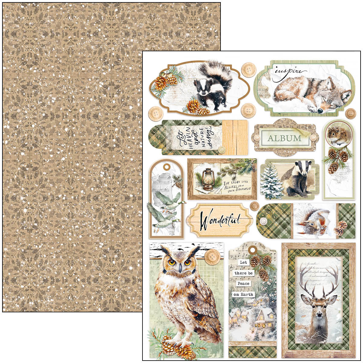 Forest Tales Creative Pad A4 9/Pkg