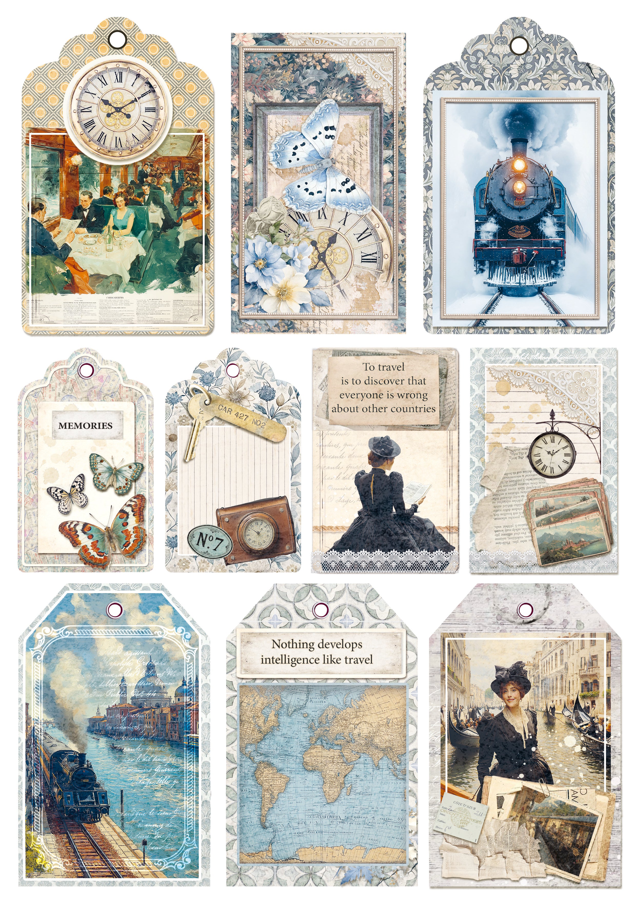 Eastern Journey Creative Pad A4 9/Pkg