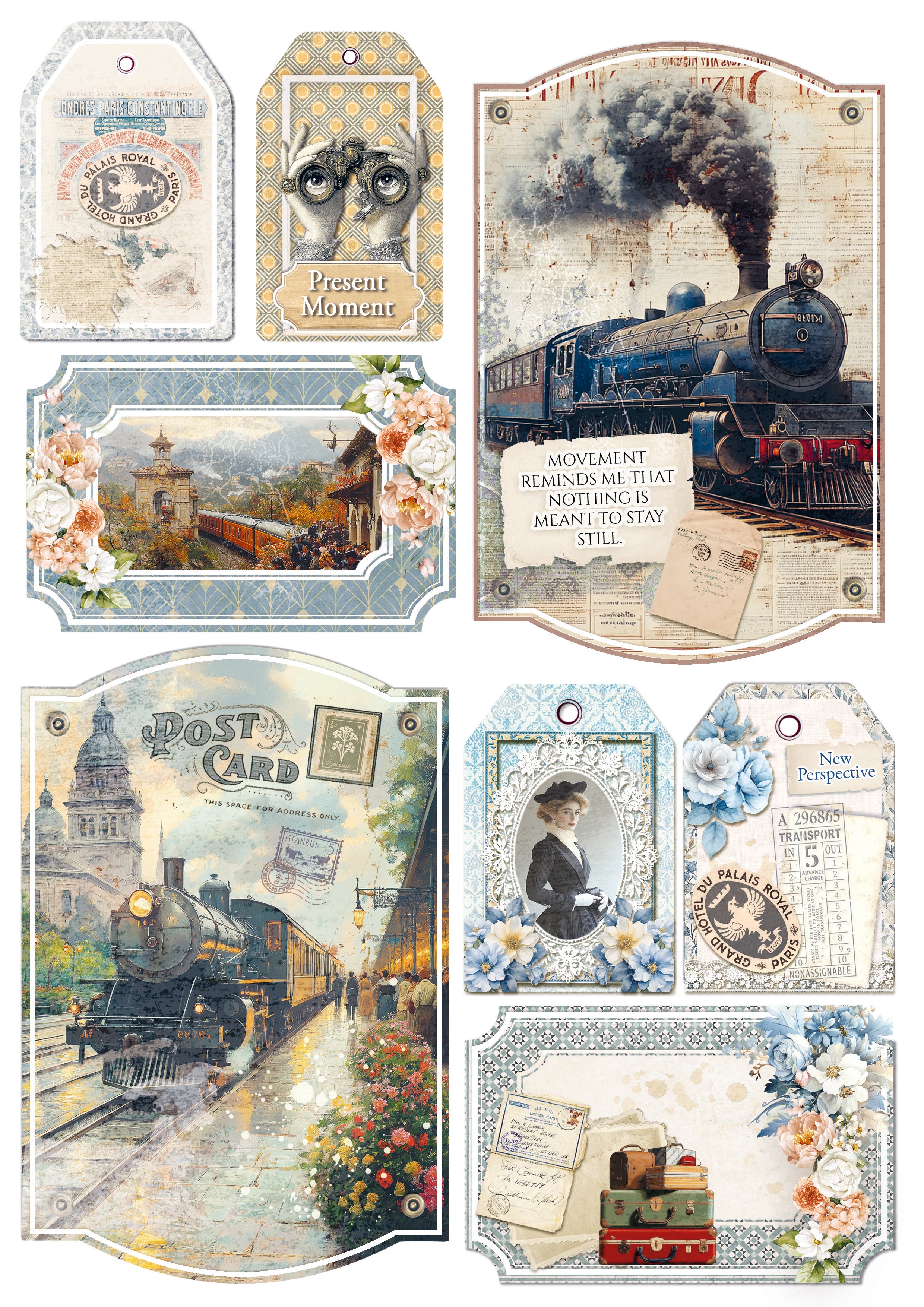 Eastern Journey Creative Pad A4 9/Pkg