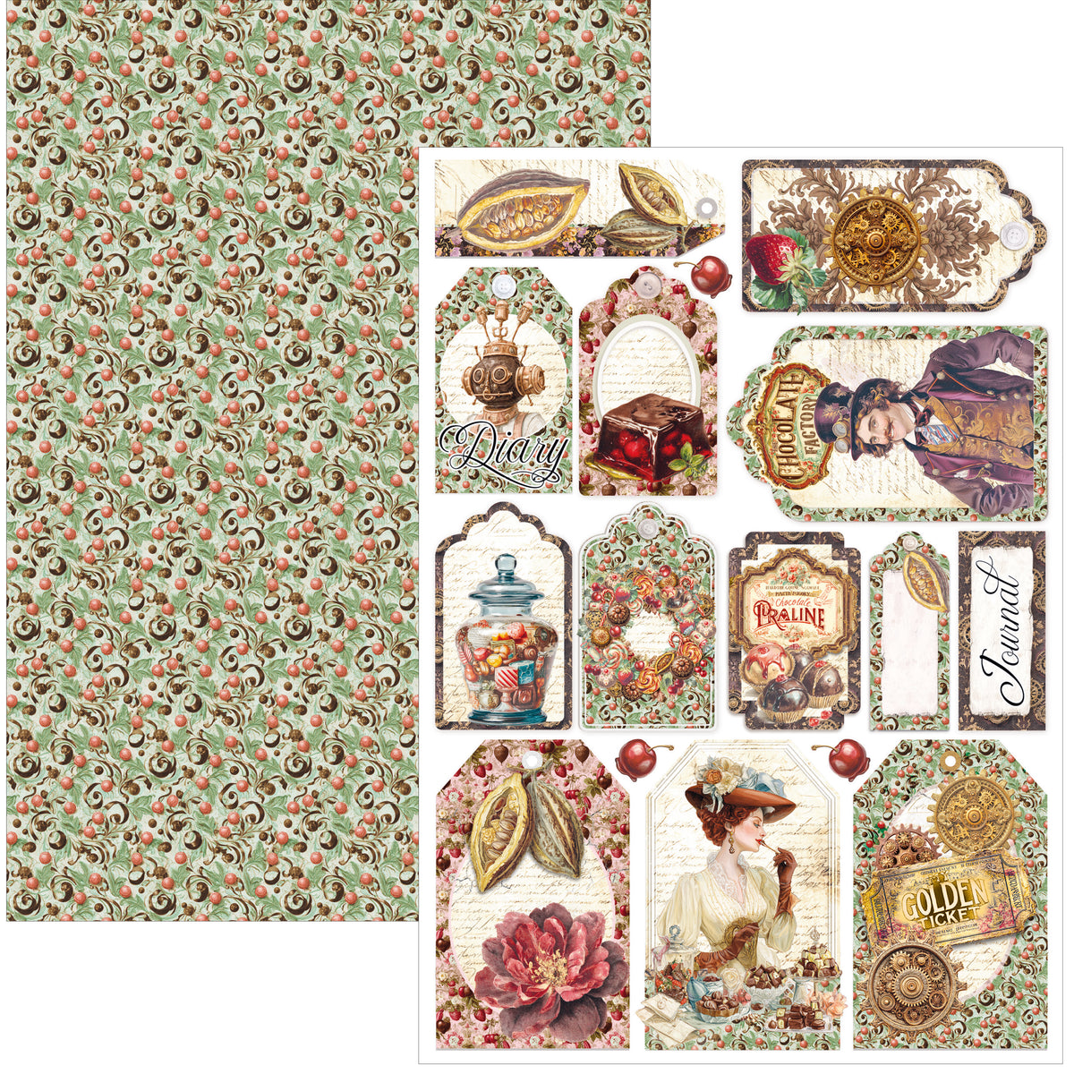 Chocolate Wanderlust Creative Pad A4 9/Pkg