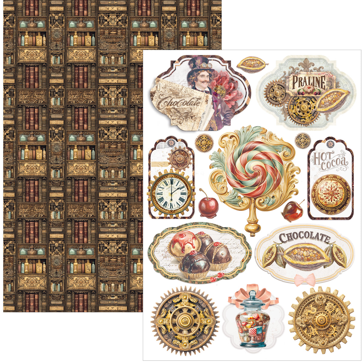 Chocolate Wanderlust Creative Pad A4 9/Pkg