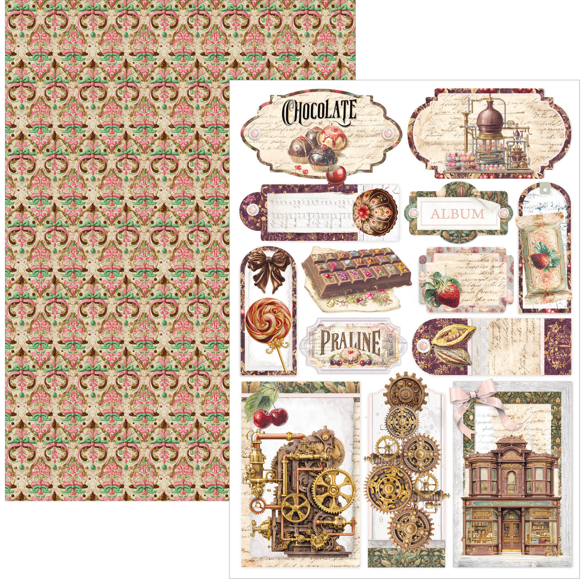 Chocolate Wanderlust Creative Pad A4 9/Pkg