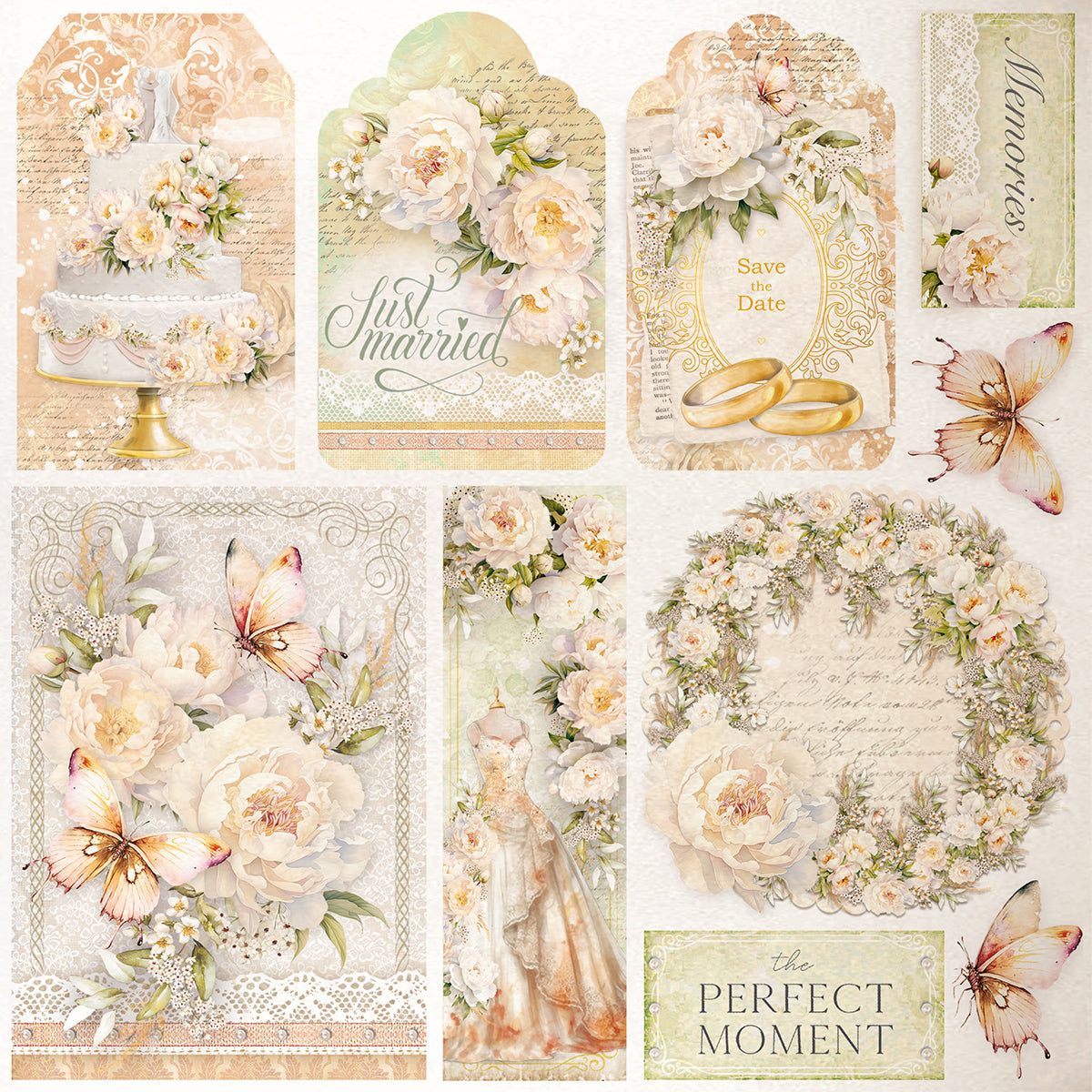 Always & Forever Deluxe Paper Pearl 6"x6" 5/Pkg