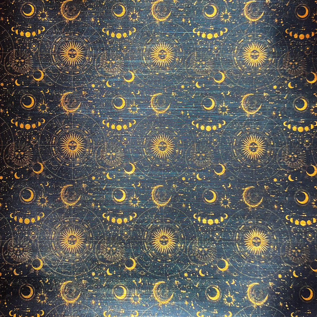 Deluxe Celestial Paper Gold  6"x6" 5/Pkg