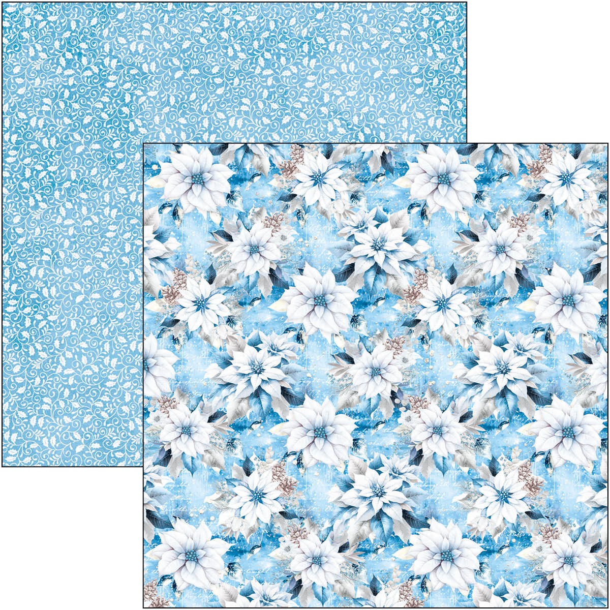 Elegance of Blue Pad 8"x8" 12/Pkg