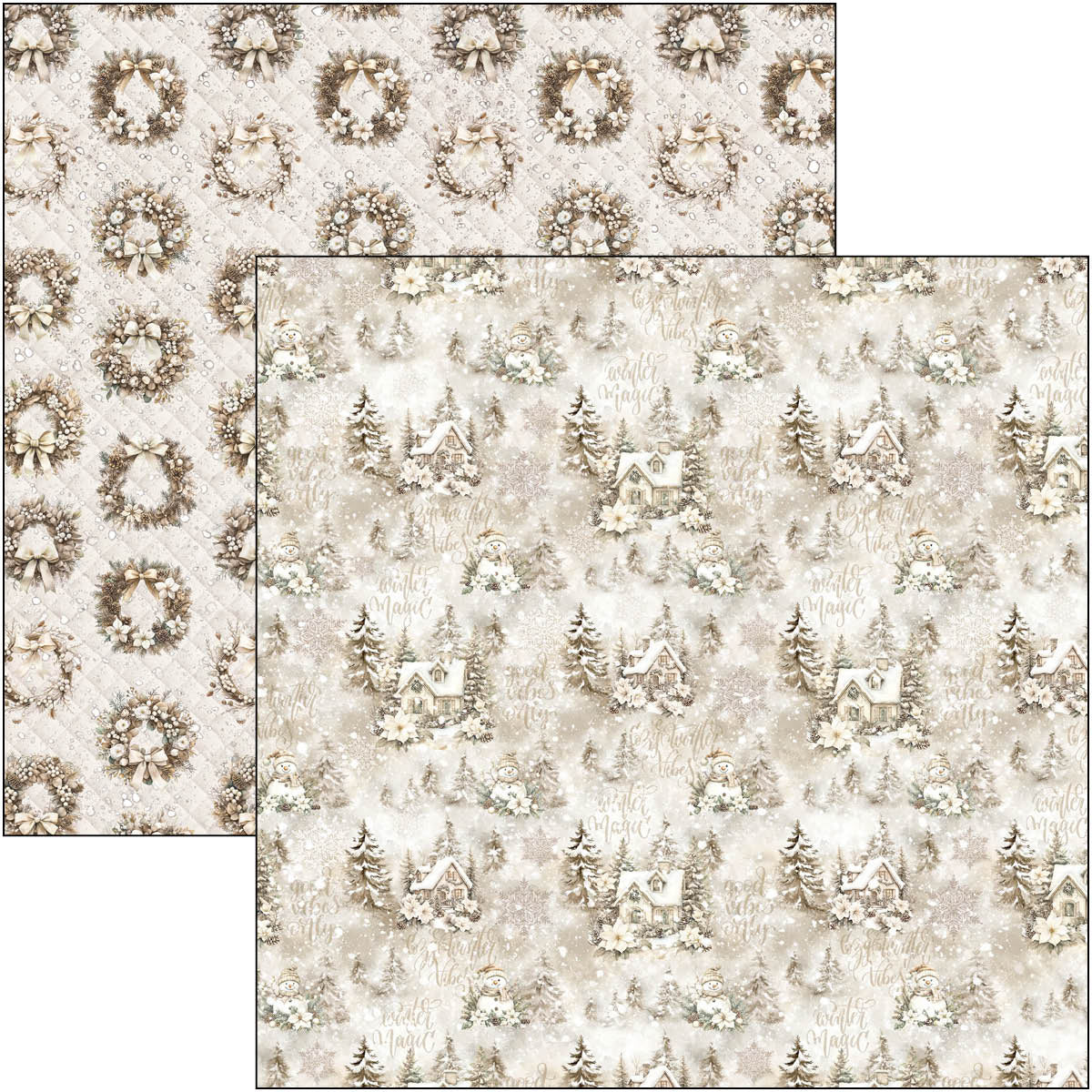 Winter Season Pad 8"x8" 12/Pkg