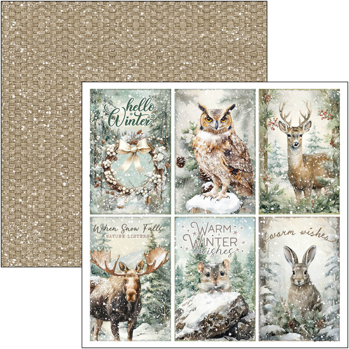 Forest Tales Pad 8"x8" 12/Pkg