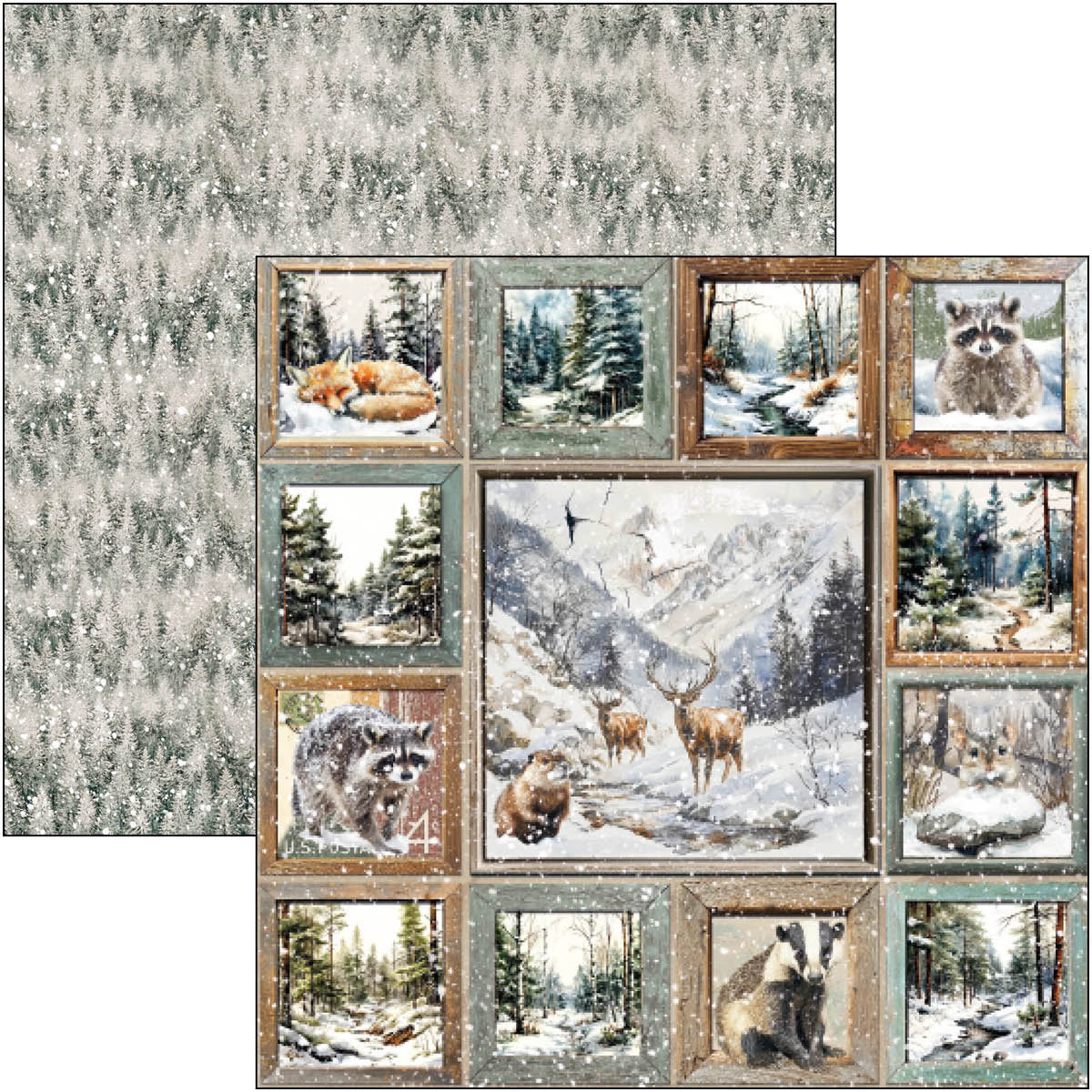 Forest Tales Pad 8"x8" 12/Pkg