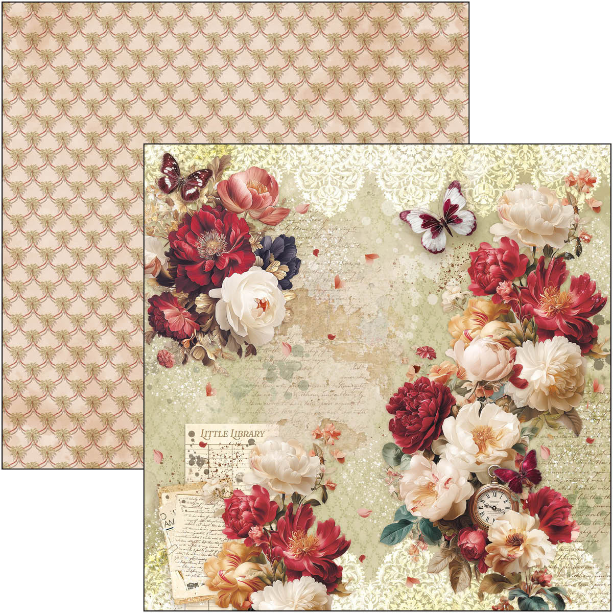 Book Lovers Pad 8"x8" 12/Pkg