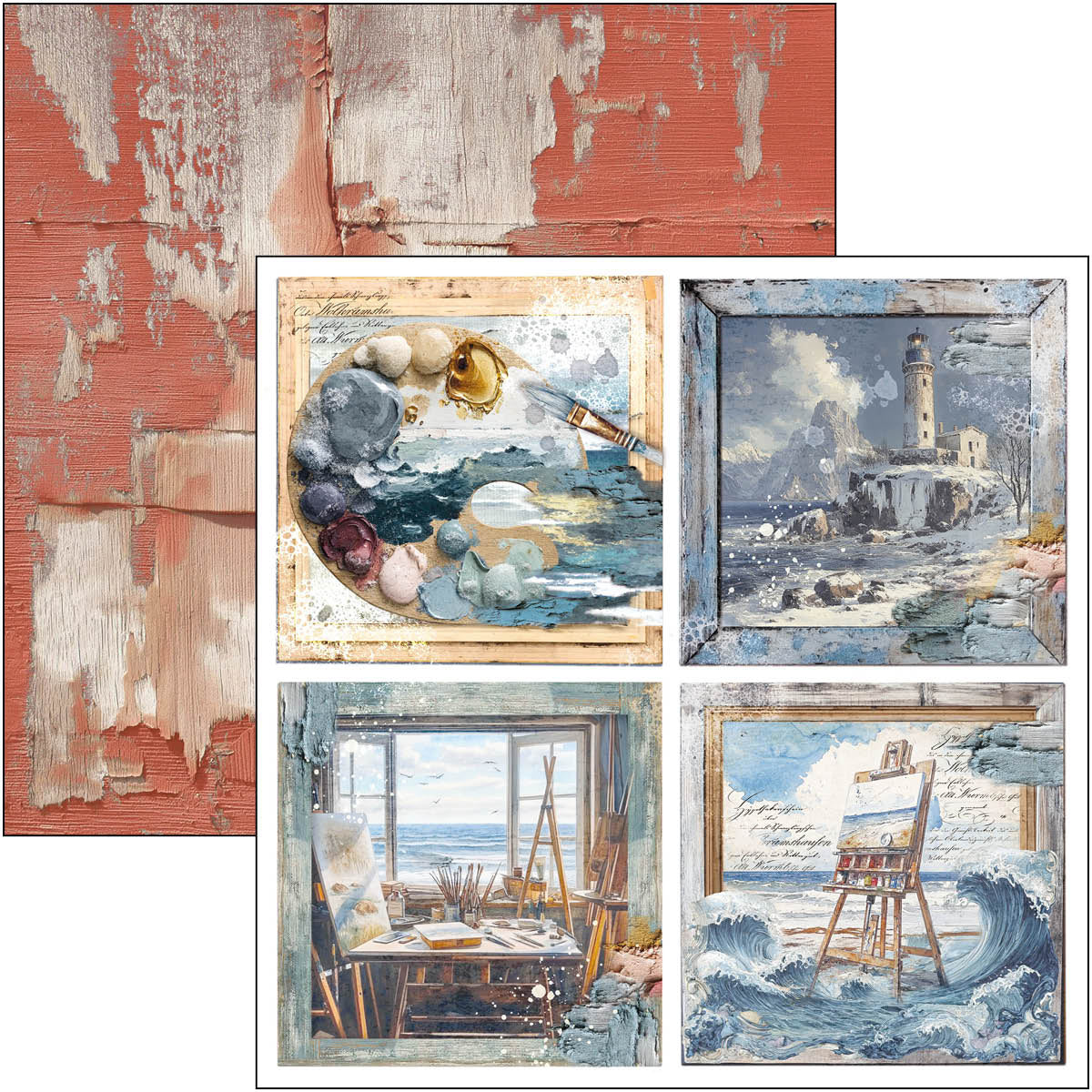 An Artist Journey Pad 8"x8" 12/Pkg