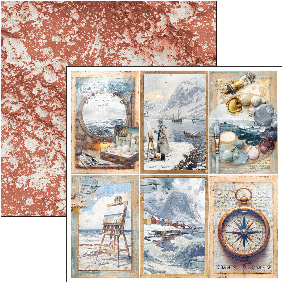 An Artist Journey Pad 8"x8" 12/Pkg