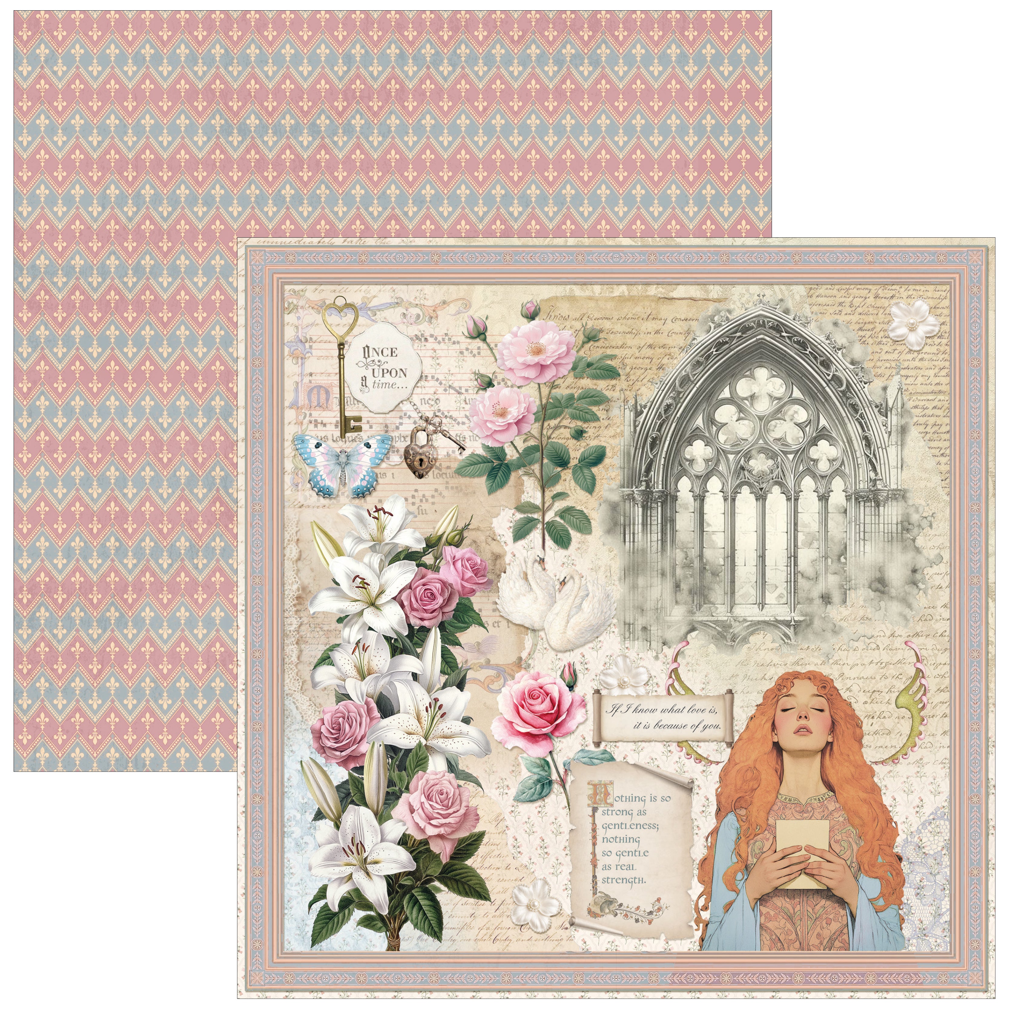 Courtly Love Pad 8"x8" 12/Pkg