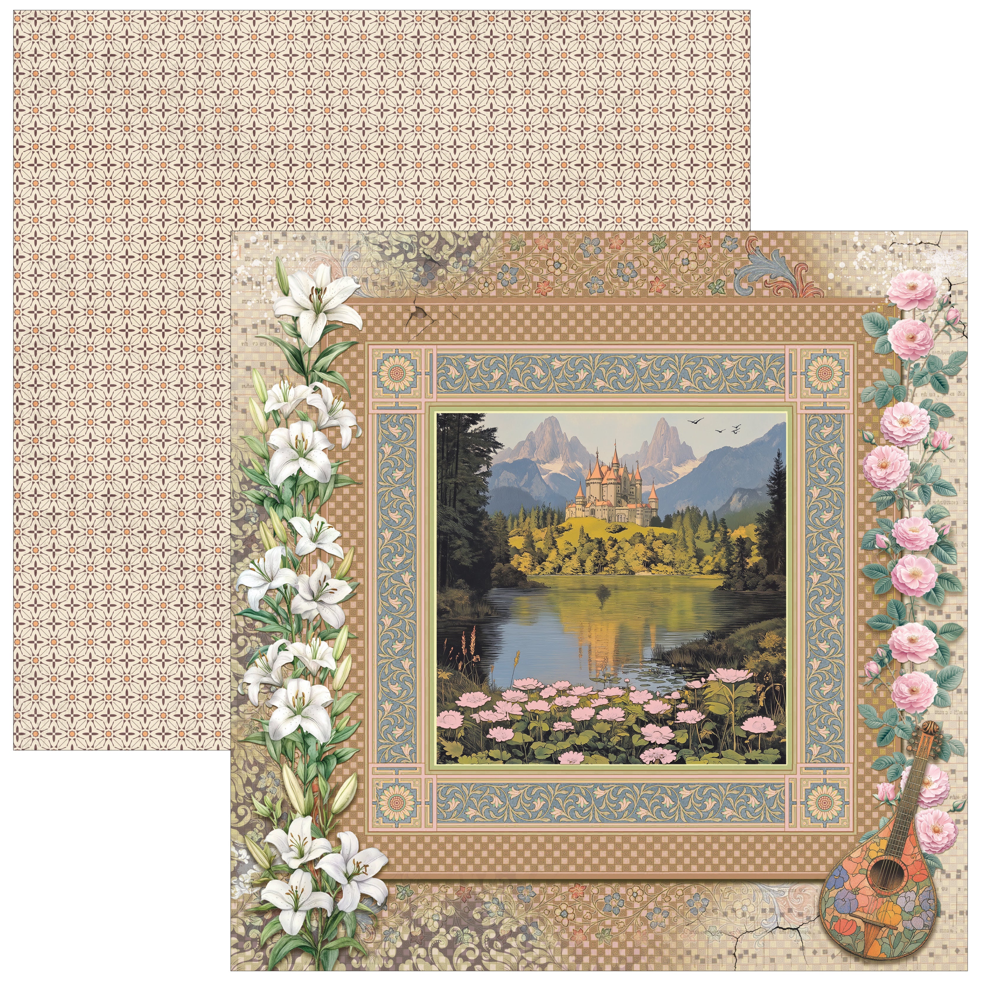 Courtly Love Pad 8"x8" 12/Pkg