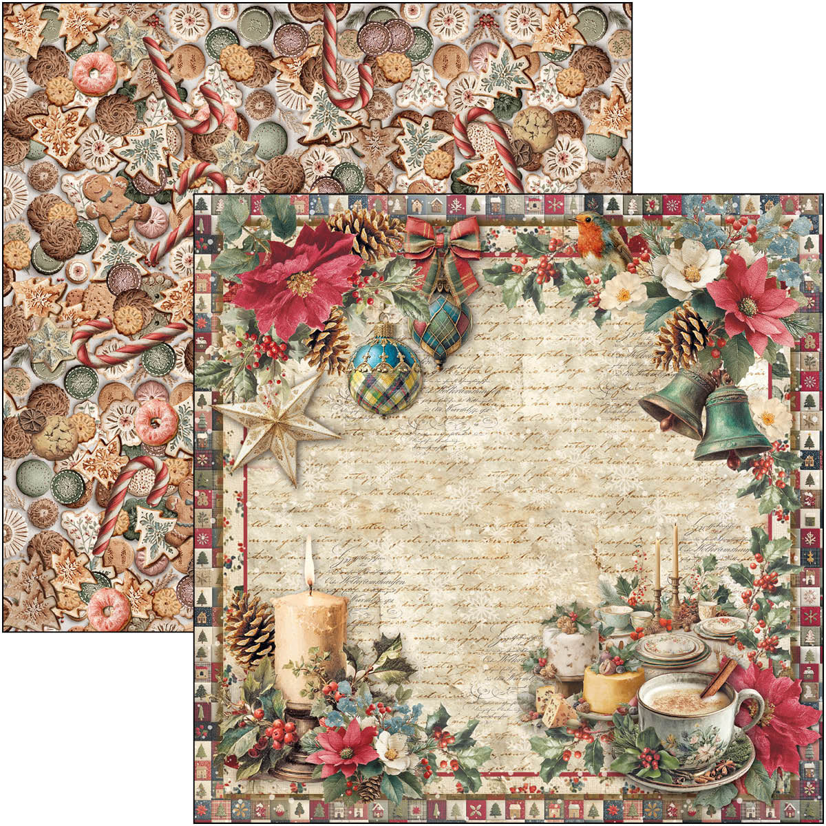 Merry & Bright Pad 8"x8" 12/Pkg