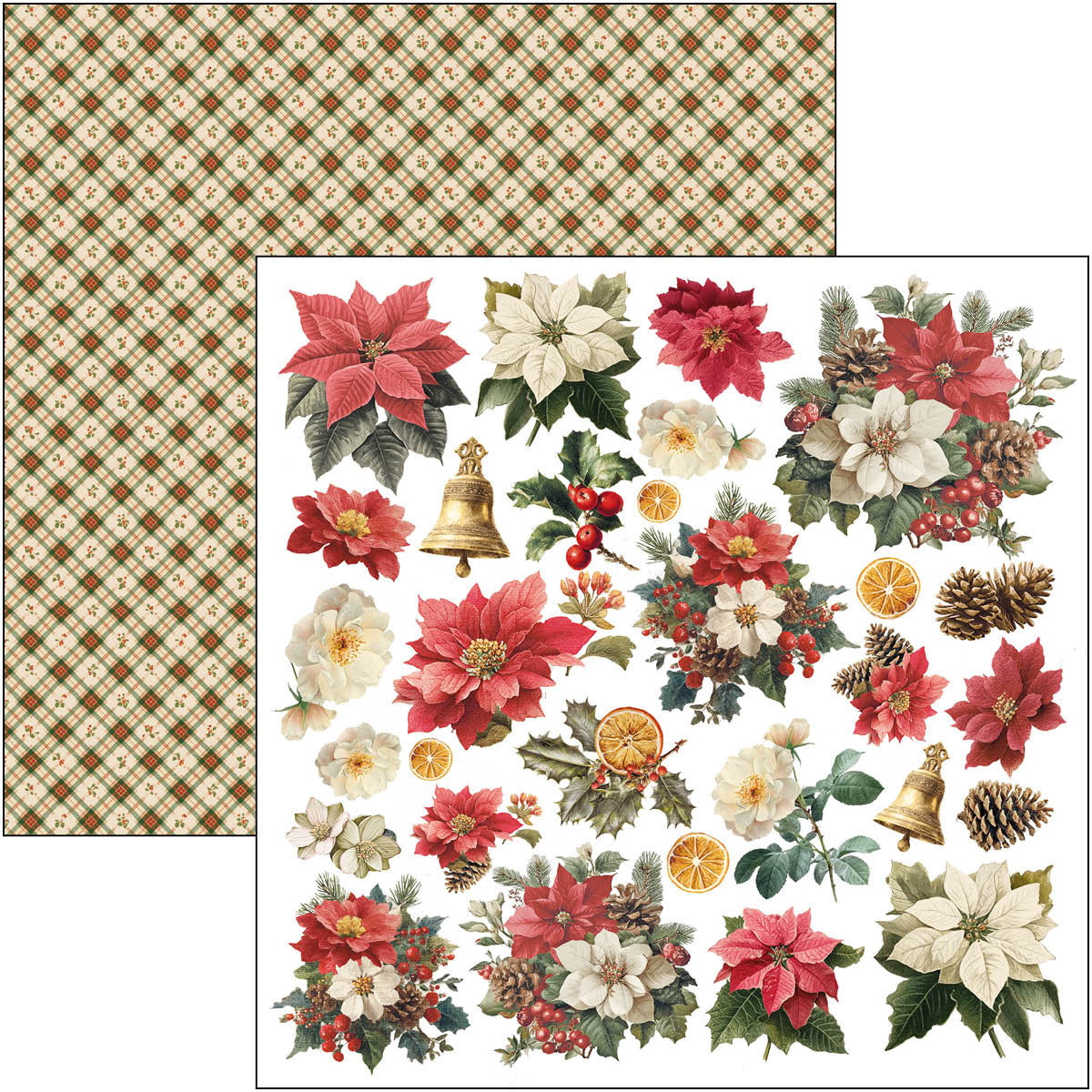 Merry & Bright Pad 8"x8" 12/Pkg