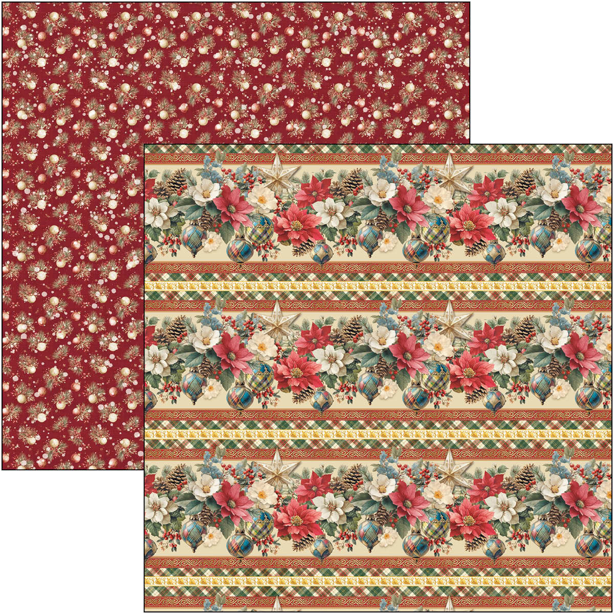 Merry & Bright Pad 8"x8" 12/Pkg