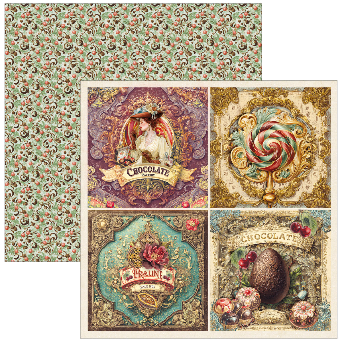 Chocolate Wanderlust Pad 8"x8" 12/Pkg