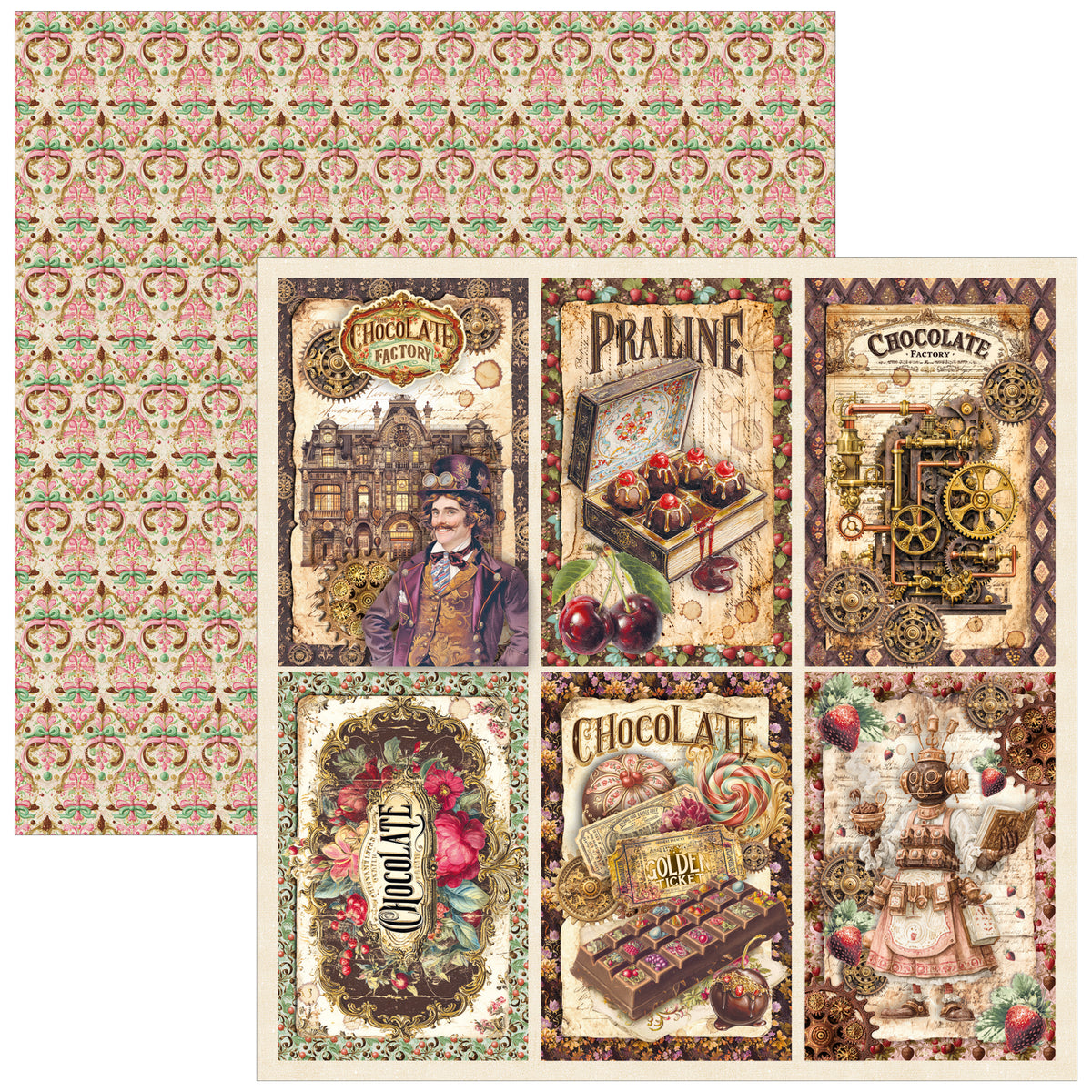 Chocolate Wanderlust Pad 8"x8" 12/Pkg