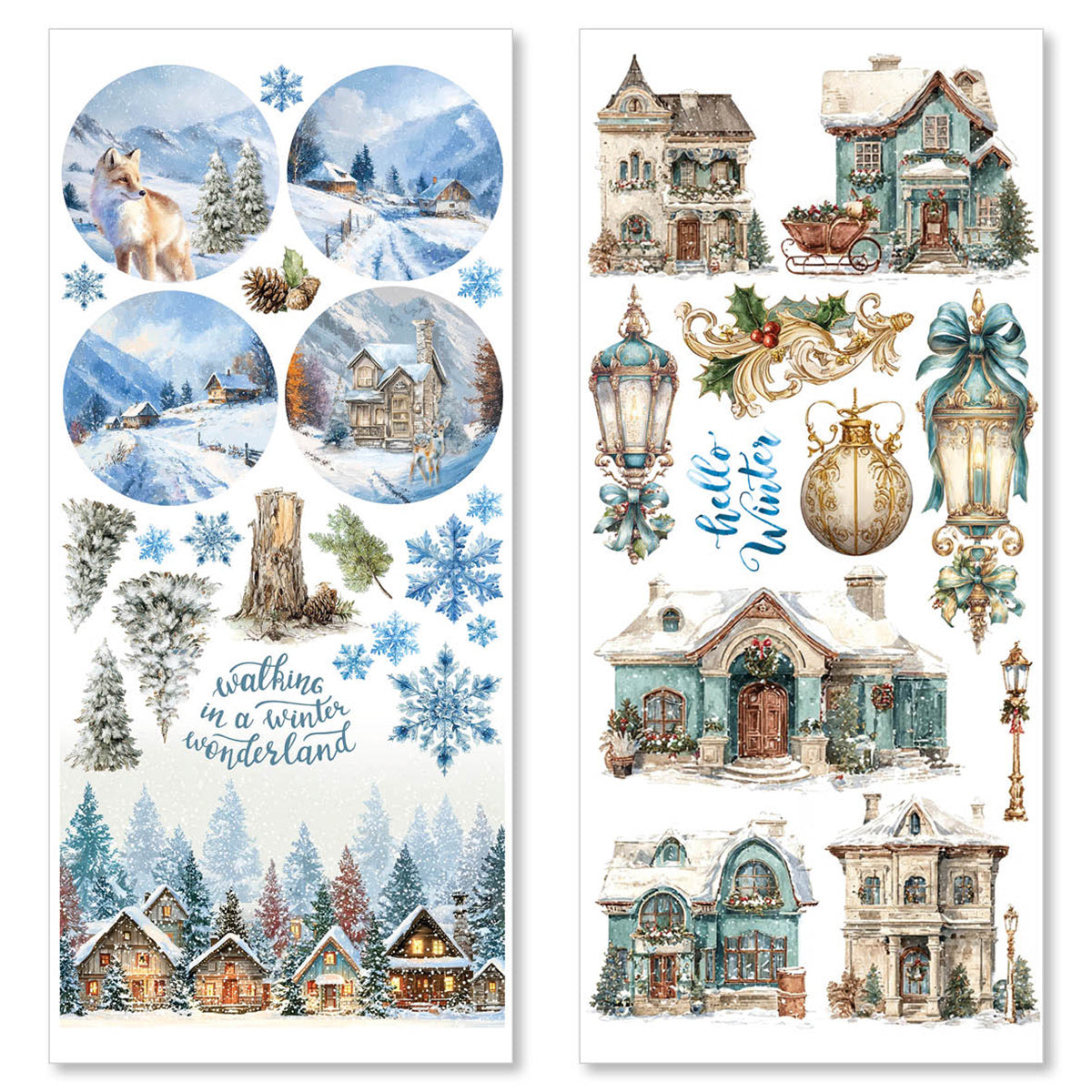 Winterling Transparent Adhesive Sheets 5/Pkg