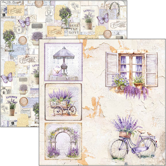 Morning In Provence Paper Pad 12"x12" 12/Pkg