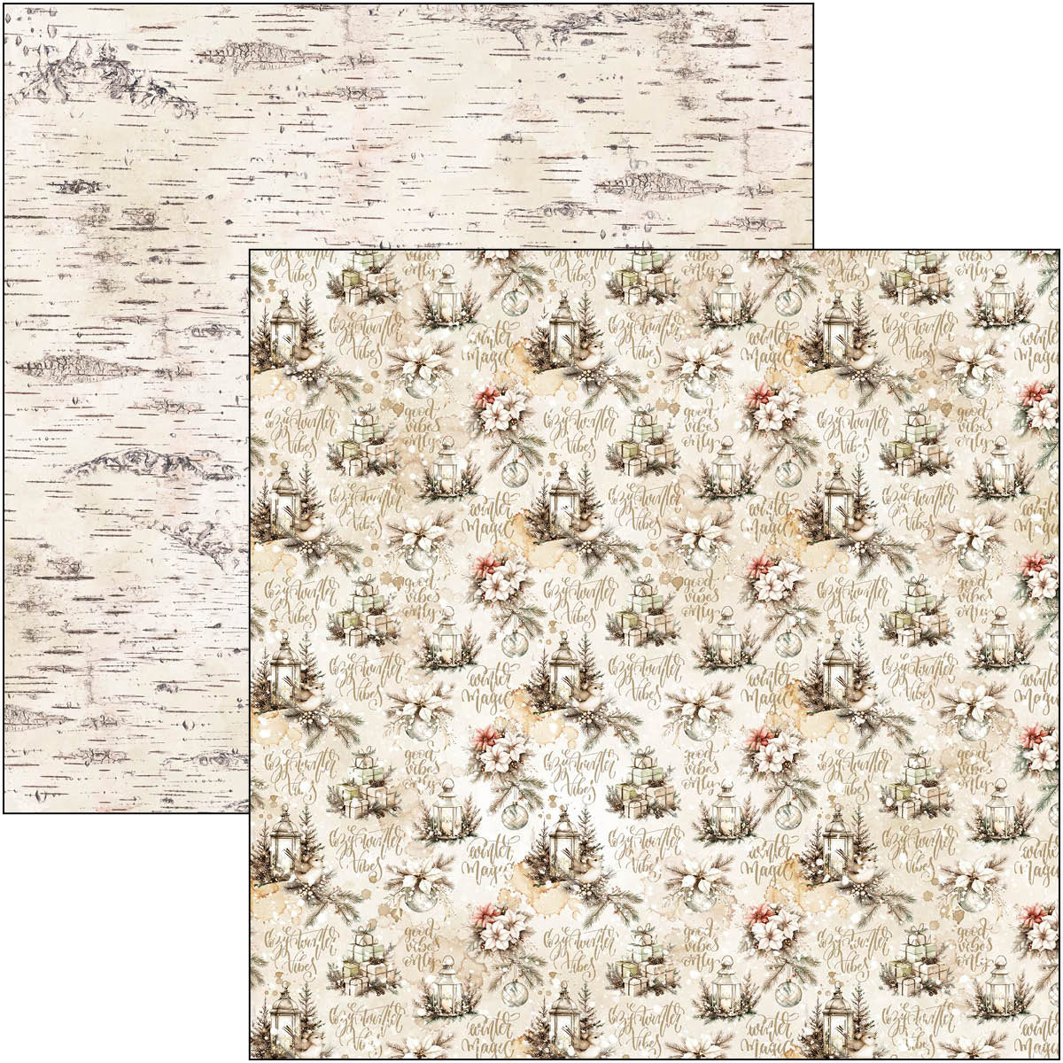 Winter Season Paper Pad 12"x12" 12/Pkg