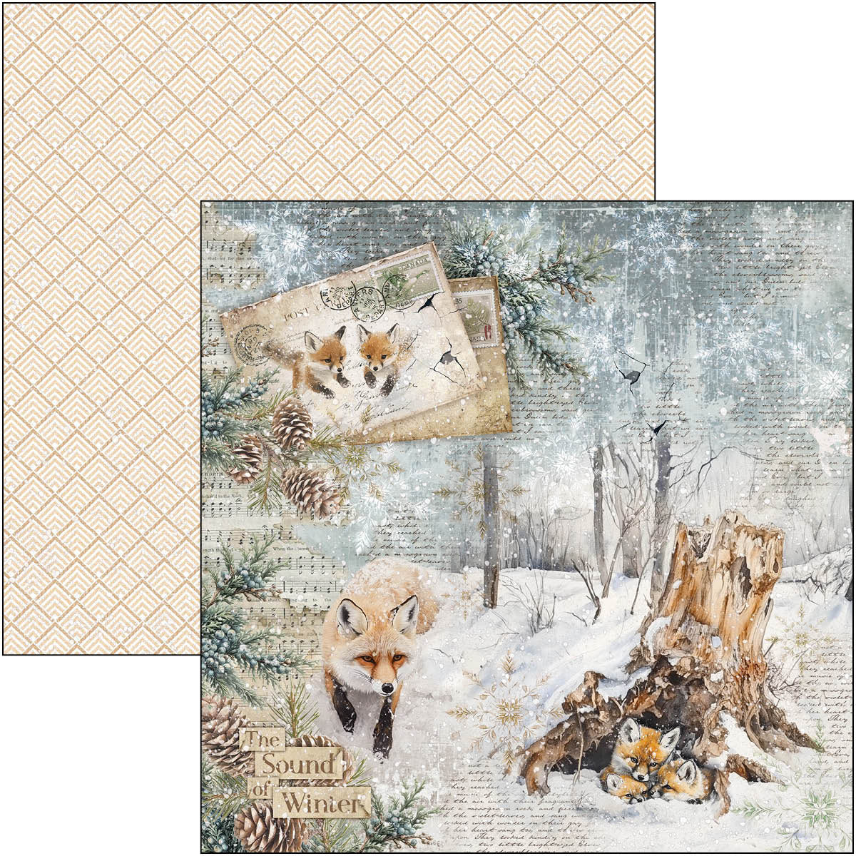 Forest Tales Paper Pad 12"x12" 12/Pkg