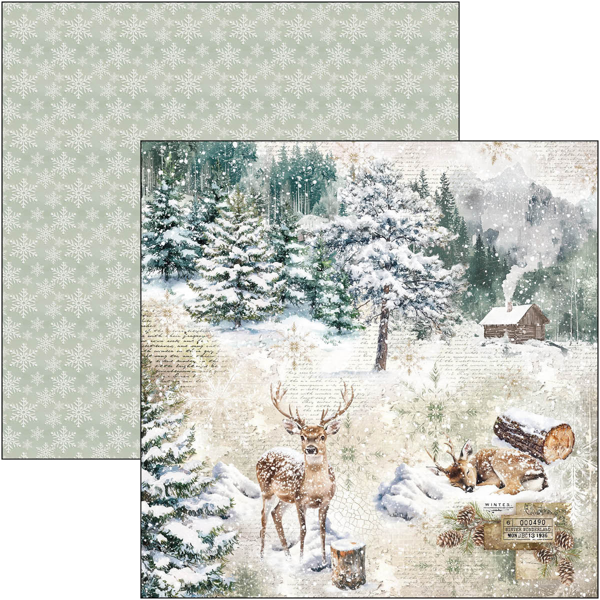 Forest Tales Paper Pad 12"x12" 12/Pkg