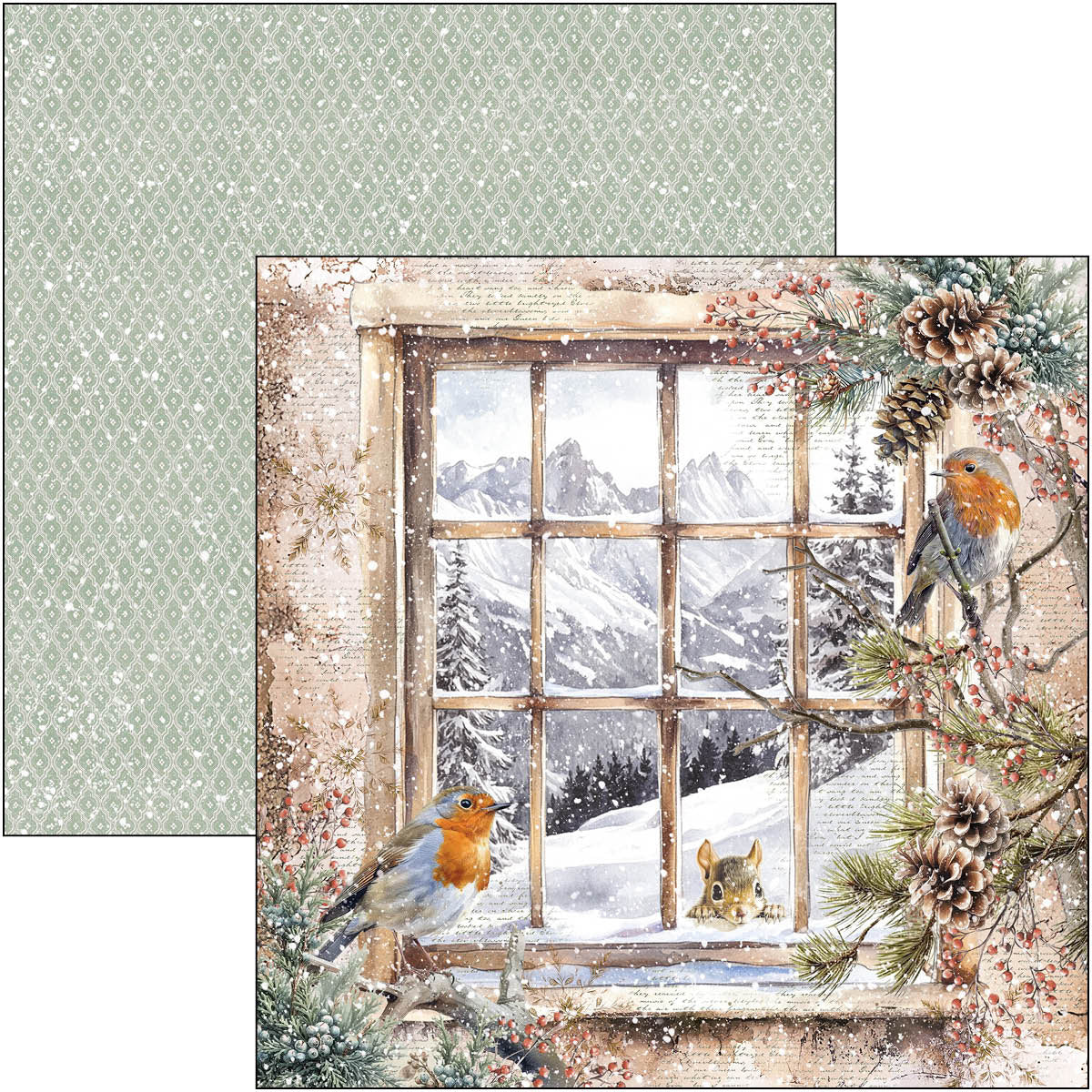 Forest Tales Paper Pad 12"x12" 12/Pkg