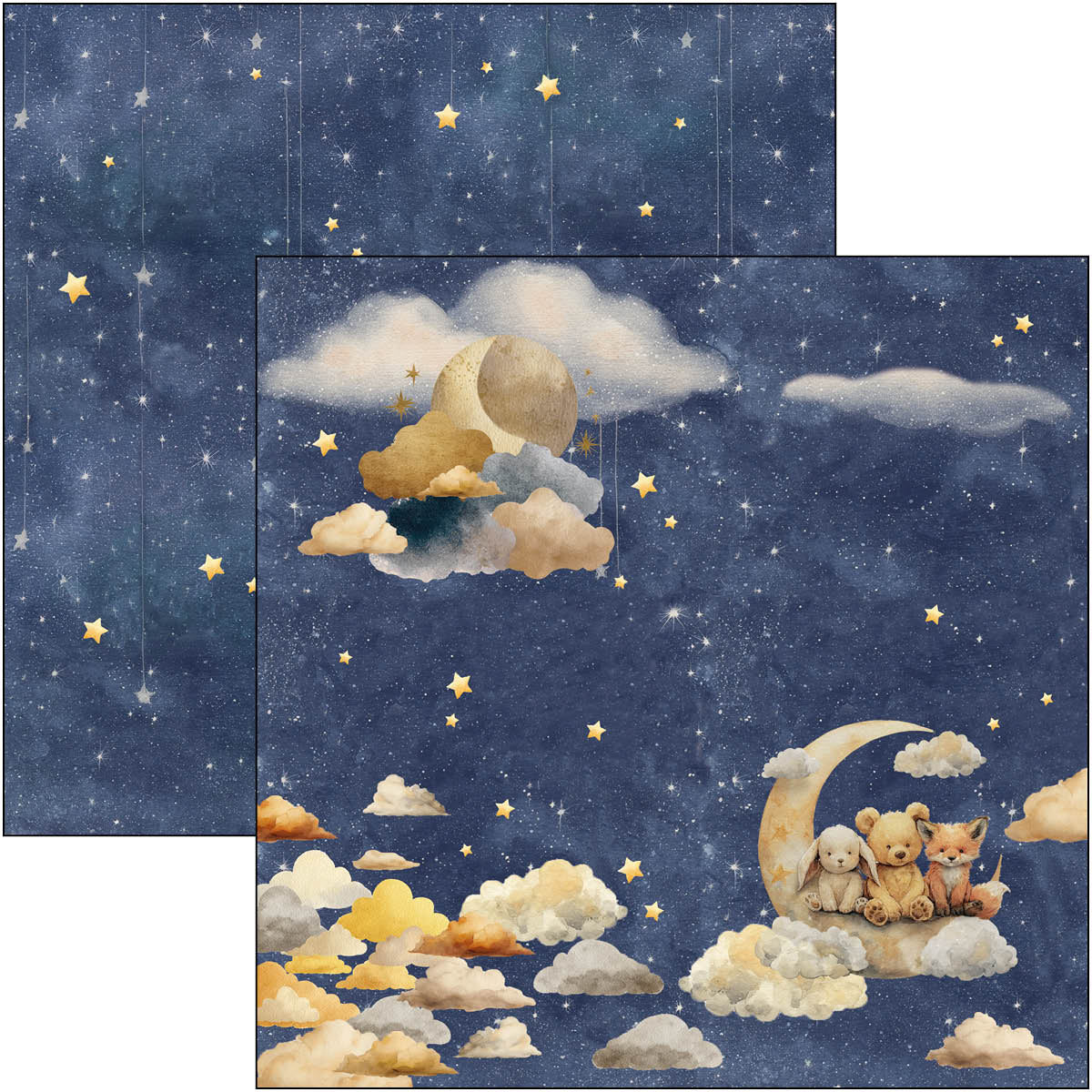 Lunibloom Paper Pad 12"x12" 12/Pkg