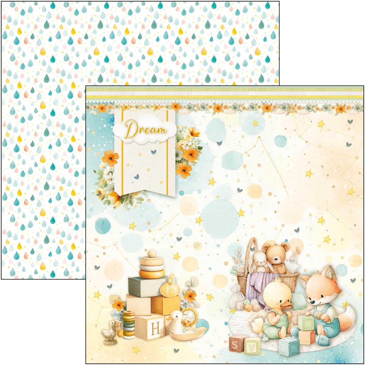 Lunibloom Paper Pad 12"x12" 12/Pkg