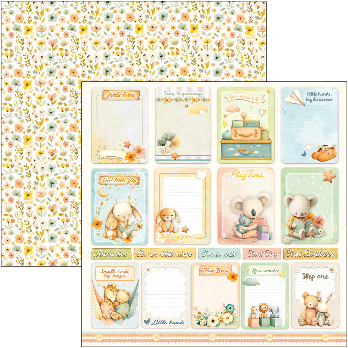 Lunibloom Paper Pad 12"x12" 12/Pkg