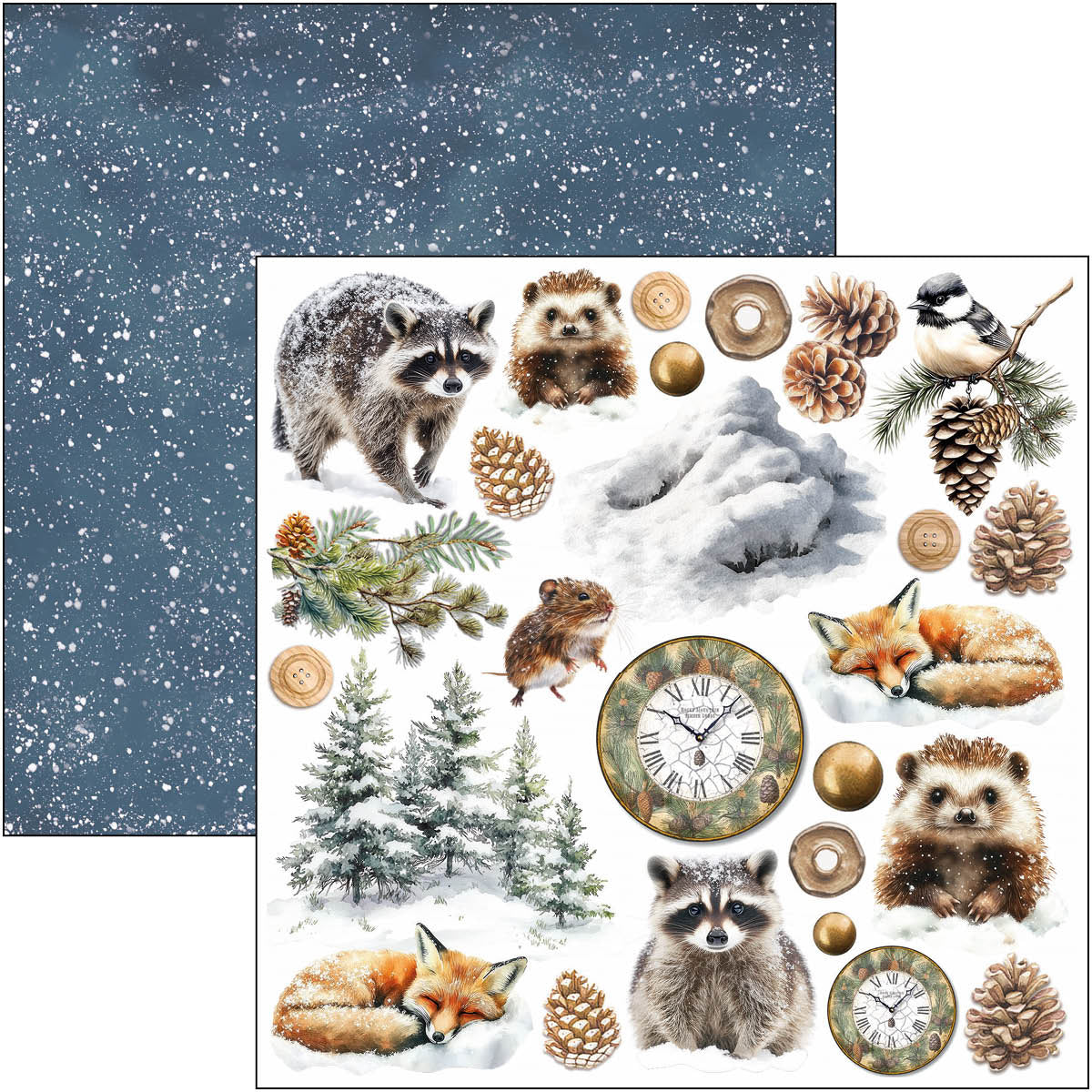 Forest Tales Fussy Cut Pad 6"x6" 24/Pkg