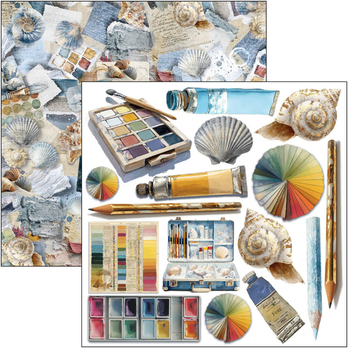 An Artist Journey Fussy Cut Pad 6"x6" 24/Pkg