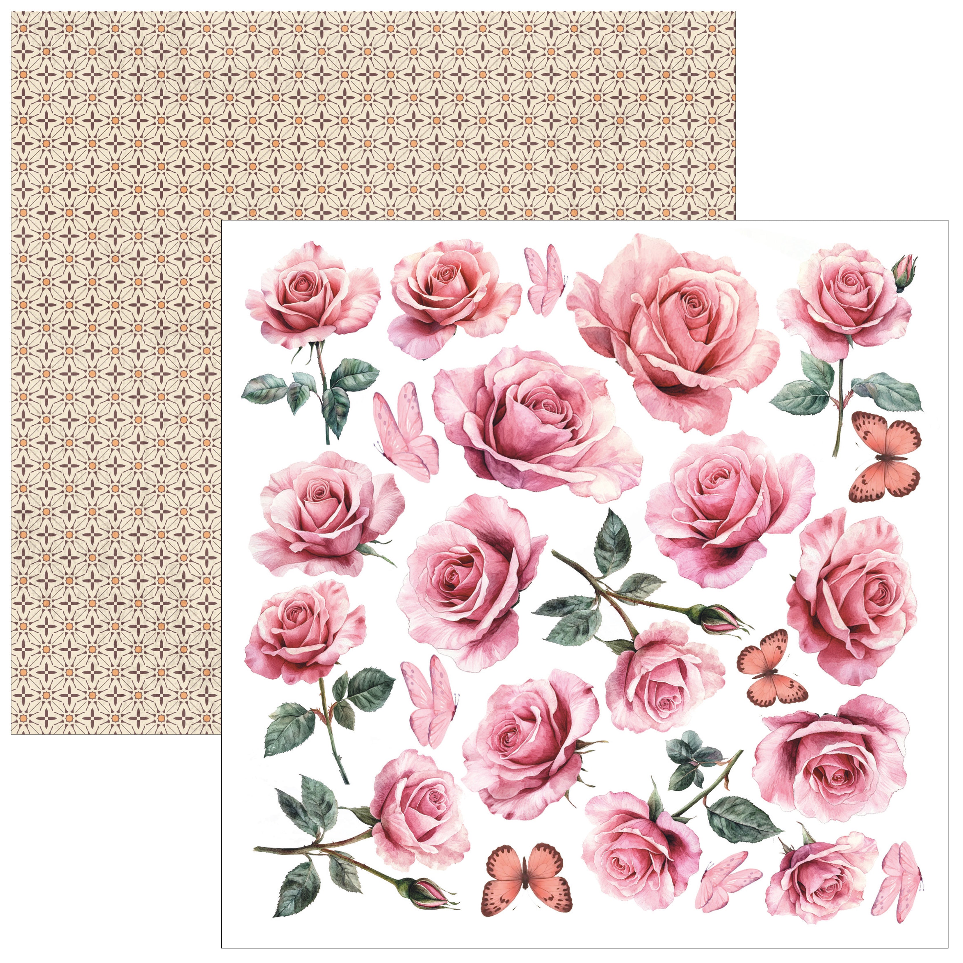 Courtly Love Fussy Cut Pad 6"x6" 24/Pkg