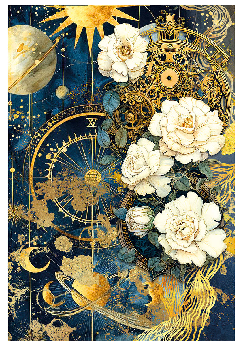 Rice Paper A4 MIXED 4/Pkg Celestial