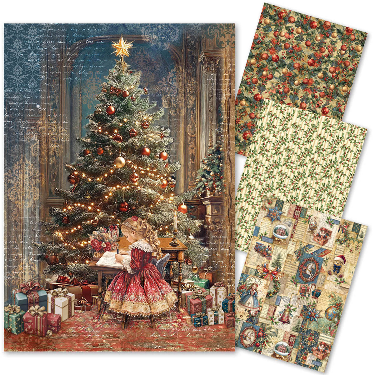 Rice Paper A4 MIXED 4/Pkg Toy Shop