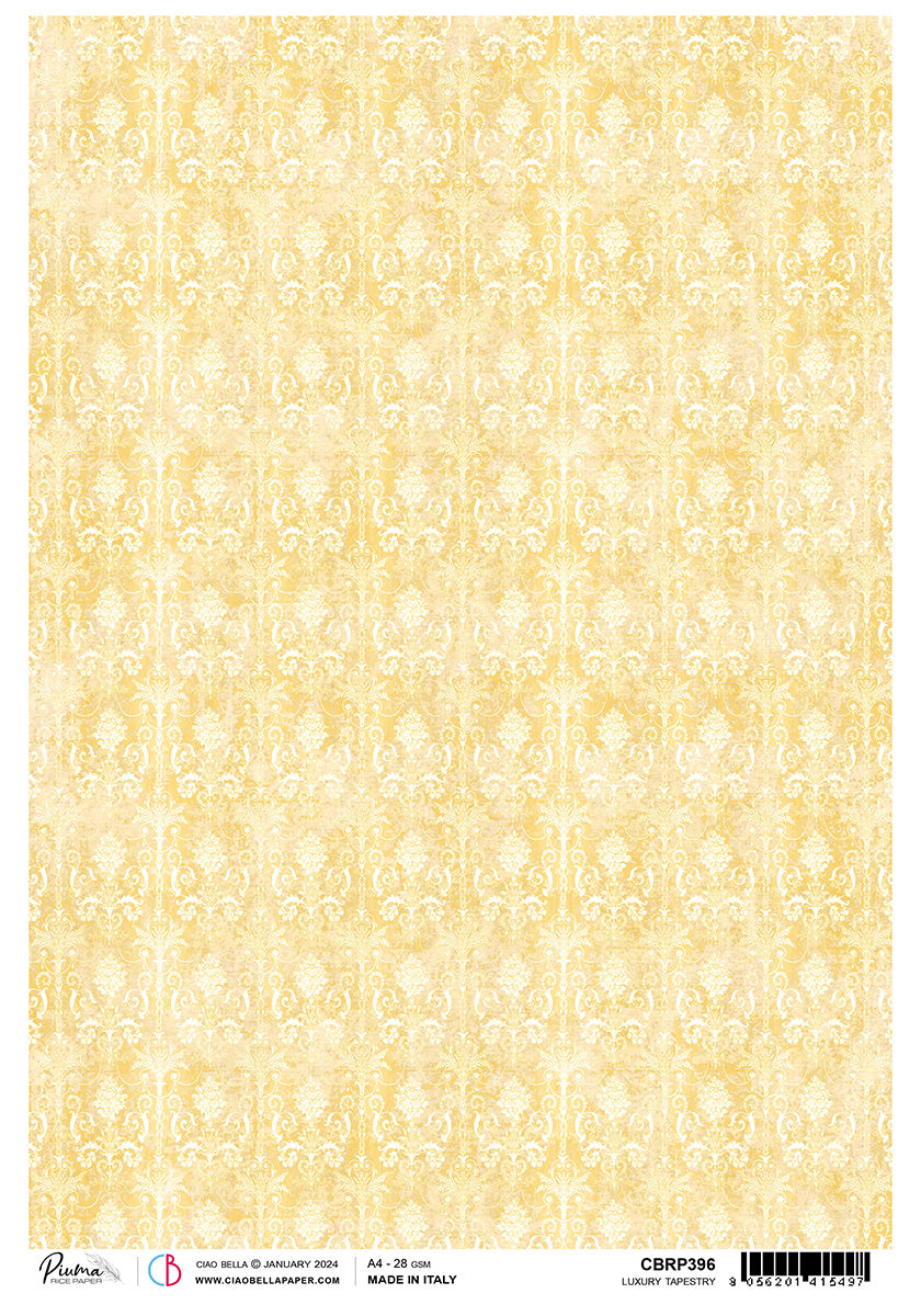 Rice Paper A4 Piuma Luxury Tapestry - 5 Sheets
